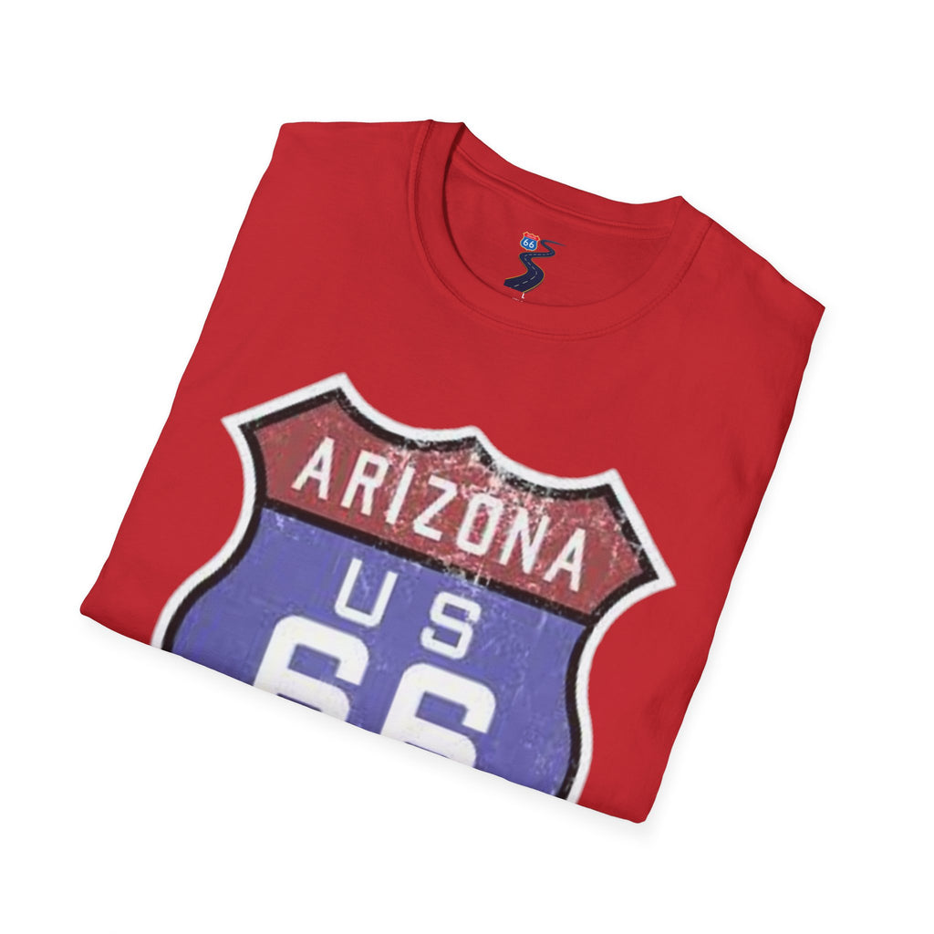 Arizona US 66 Shield T-Shirt | Route 66 Vintage Sign Tee