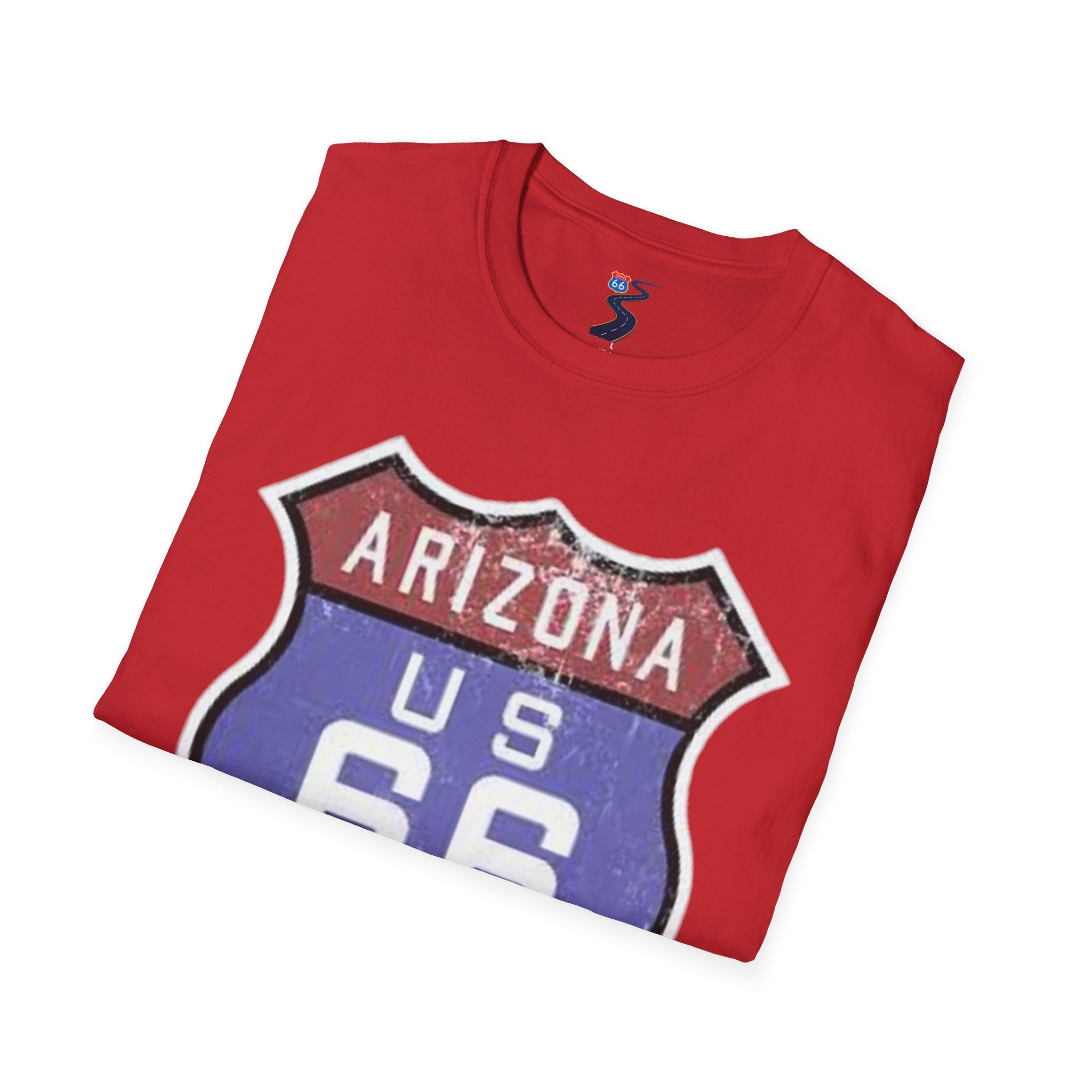 Arizona US 66 Shield T-Shirt | Route 66 Vintage Sign Tee