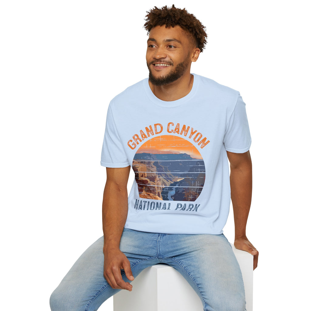 Grand Canyon National Park T-Shirt | Vintage Sunset Landscape