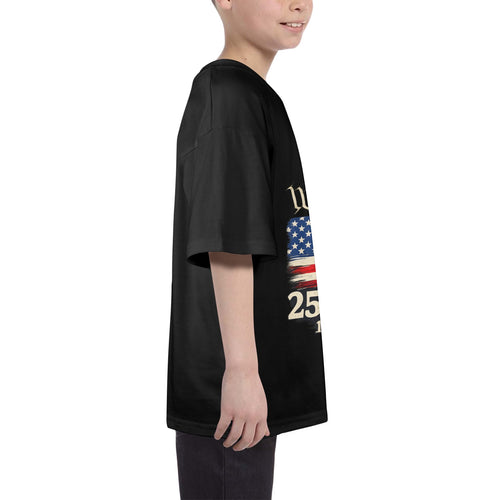 4th of July We The People 250 Years Celebration Kids' T-Shirt in USA Size Front Print（Made in USA，Ships to USA Only）Free Shipping