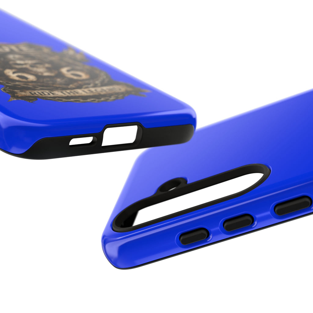Route 66 Skull Helmet phone case | Motorcycle emblem, Ride the Legend