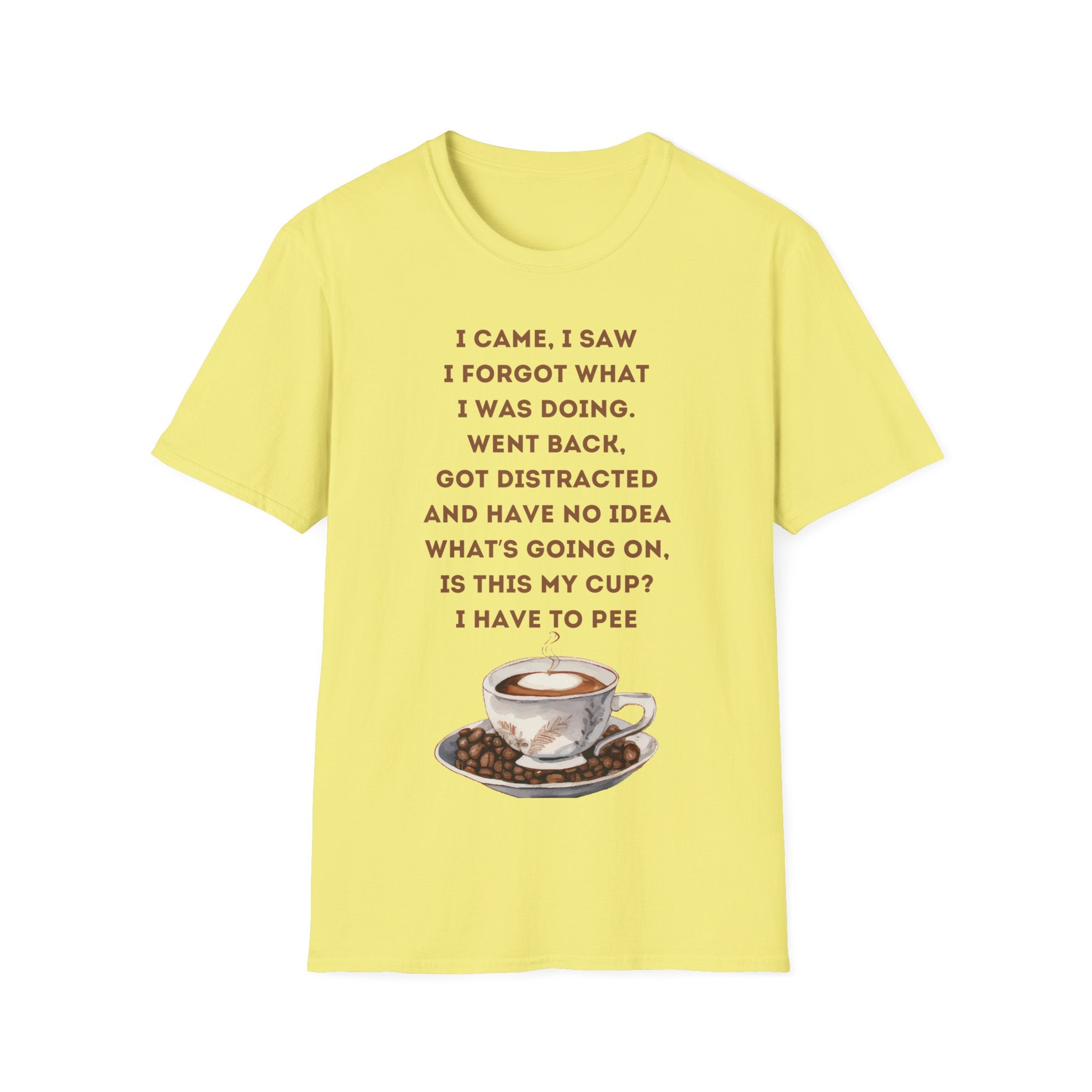 Funny Coffee Quote T-Shirt for Coffee Lovers, Humor Tee, Gift for Him/Her, Perfect for Birthdays, Housewarming, Casual Wear