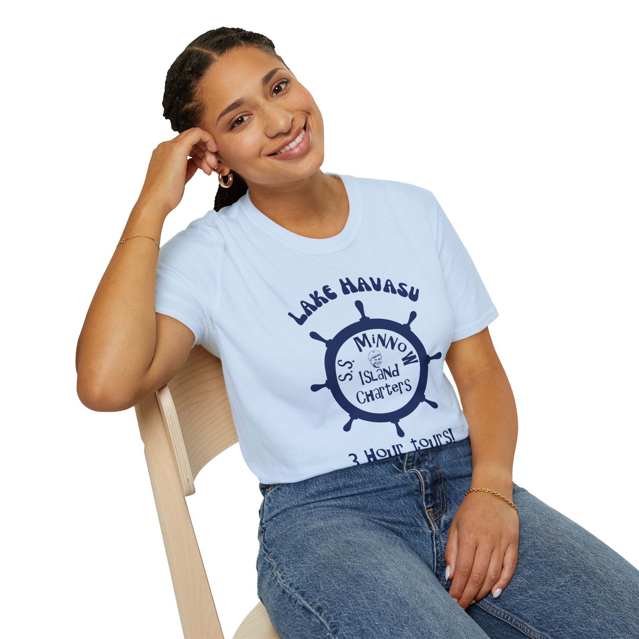 What It Could Happen lol ... Lake Havasu SS Minnow Island Charters T-Shirt | 3 Hour Tours