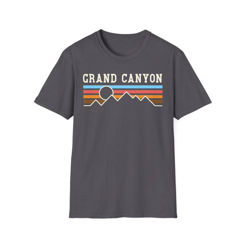 Grand Canyon Retro Sunset T-Shirt | Printed Front and Back National Park Landscape