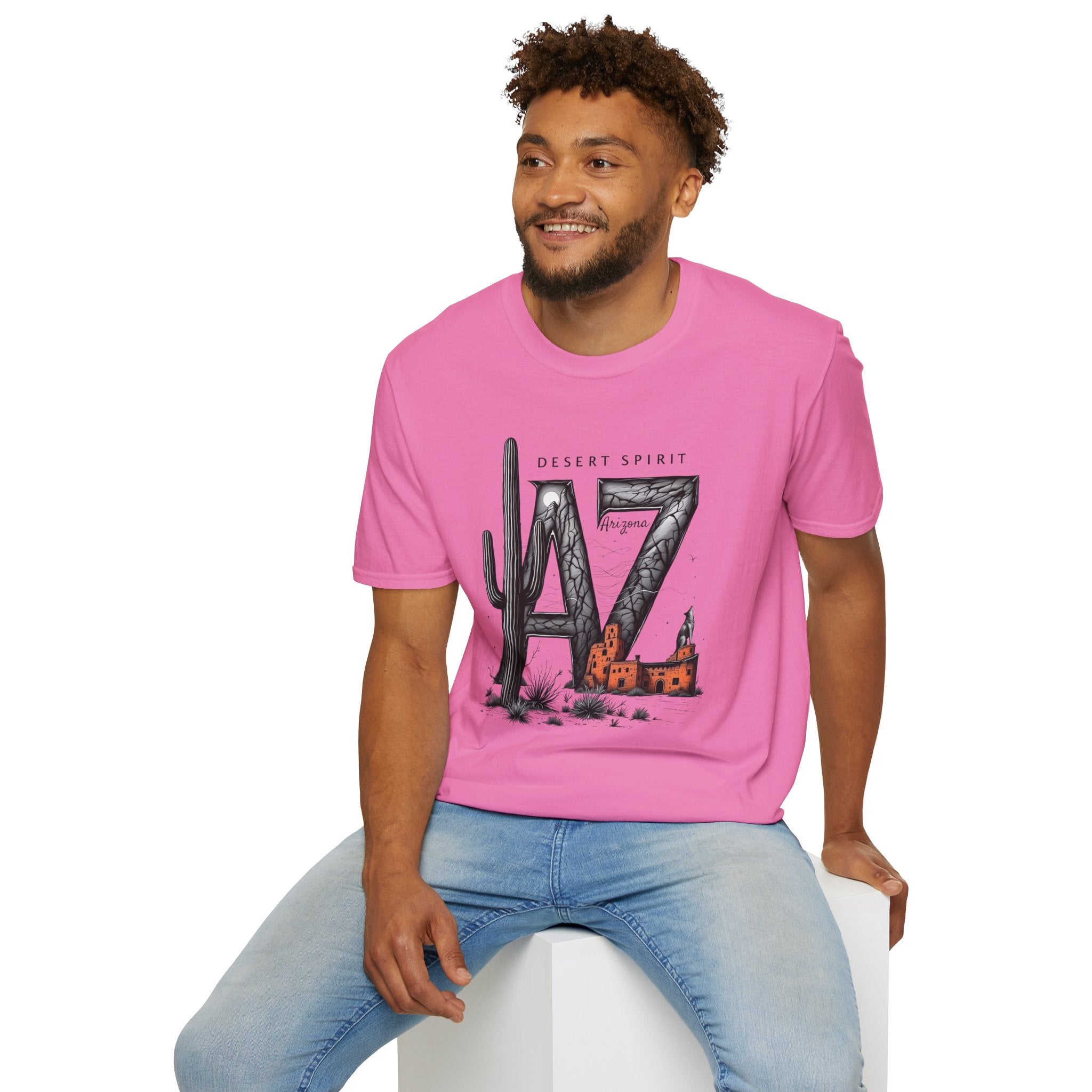 Arizona Desert Spirit T-Shirt | AZ Cactus Southwest Illustration