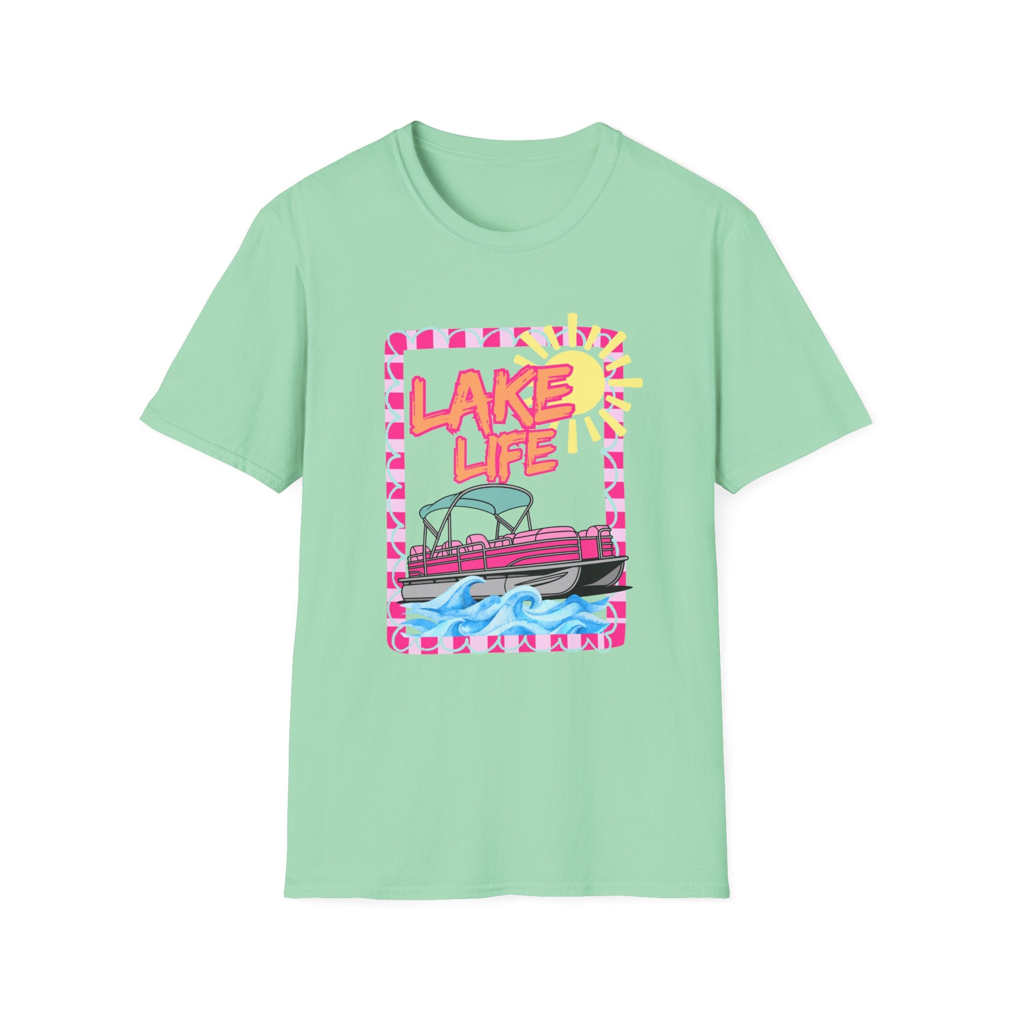 Lake Life Pontoon Boat T-Shirt | Summer Lake Vibes