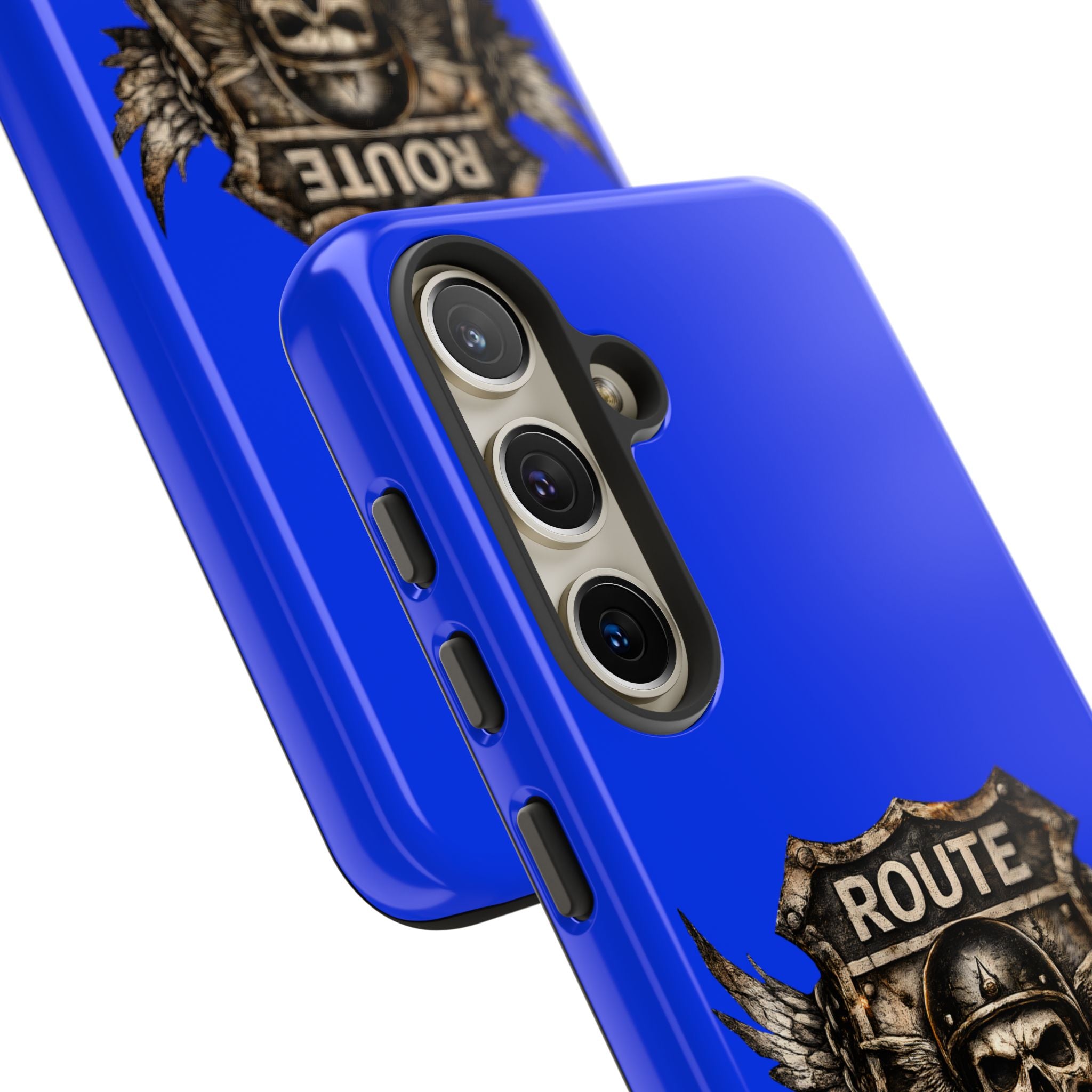 Route 66 Skull Helmet phone case | Motorcycle emblem, Ride the Legend