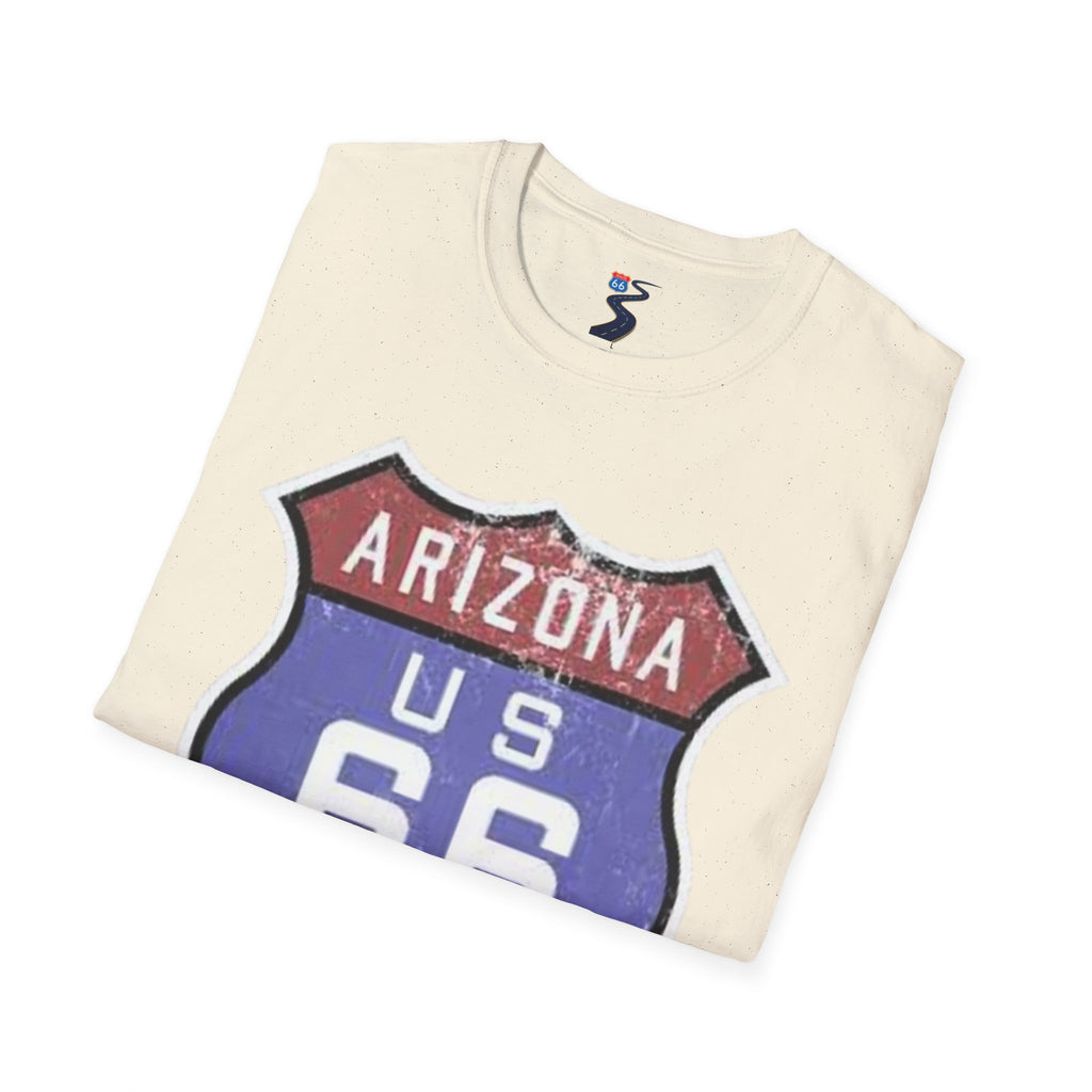 Arizona US 66 Shield T-Shirt | Route 66 Vintage Sign Tee
