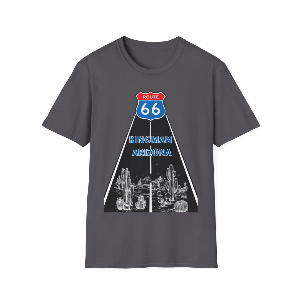 Route 66 Kingman Arizona Men's Woman's Softstyle T-Shirt
