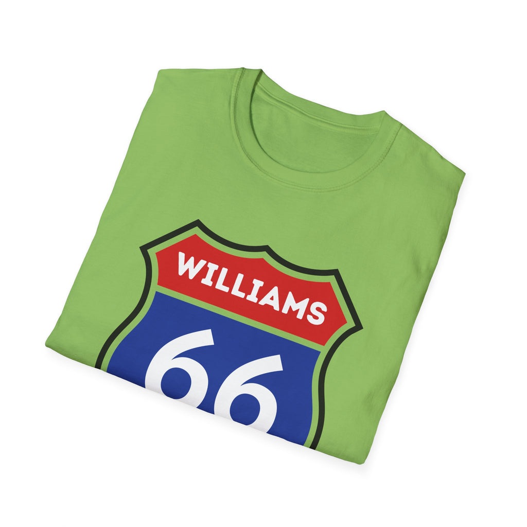 Williams 66 Shield T-Shirt | Route 66 Road Sign Shirt