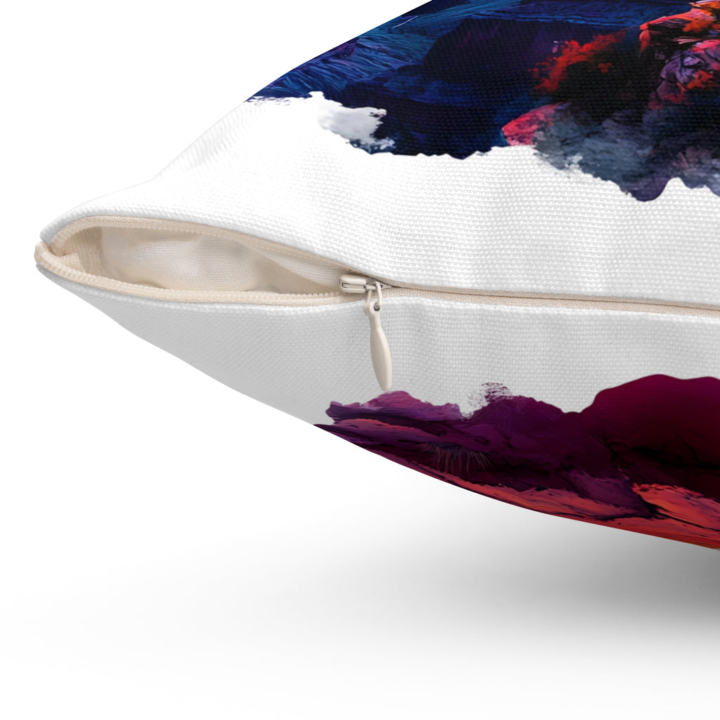 Arizona Sunset Square Pillow, Home Decor, Gift for Nature Lovers, Couch Cushion, Bohemian Style Pillow, Travel Souvenir AZ