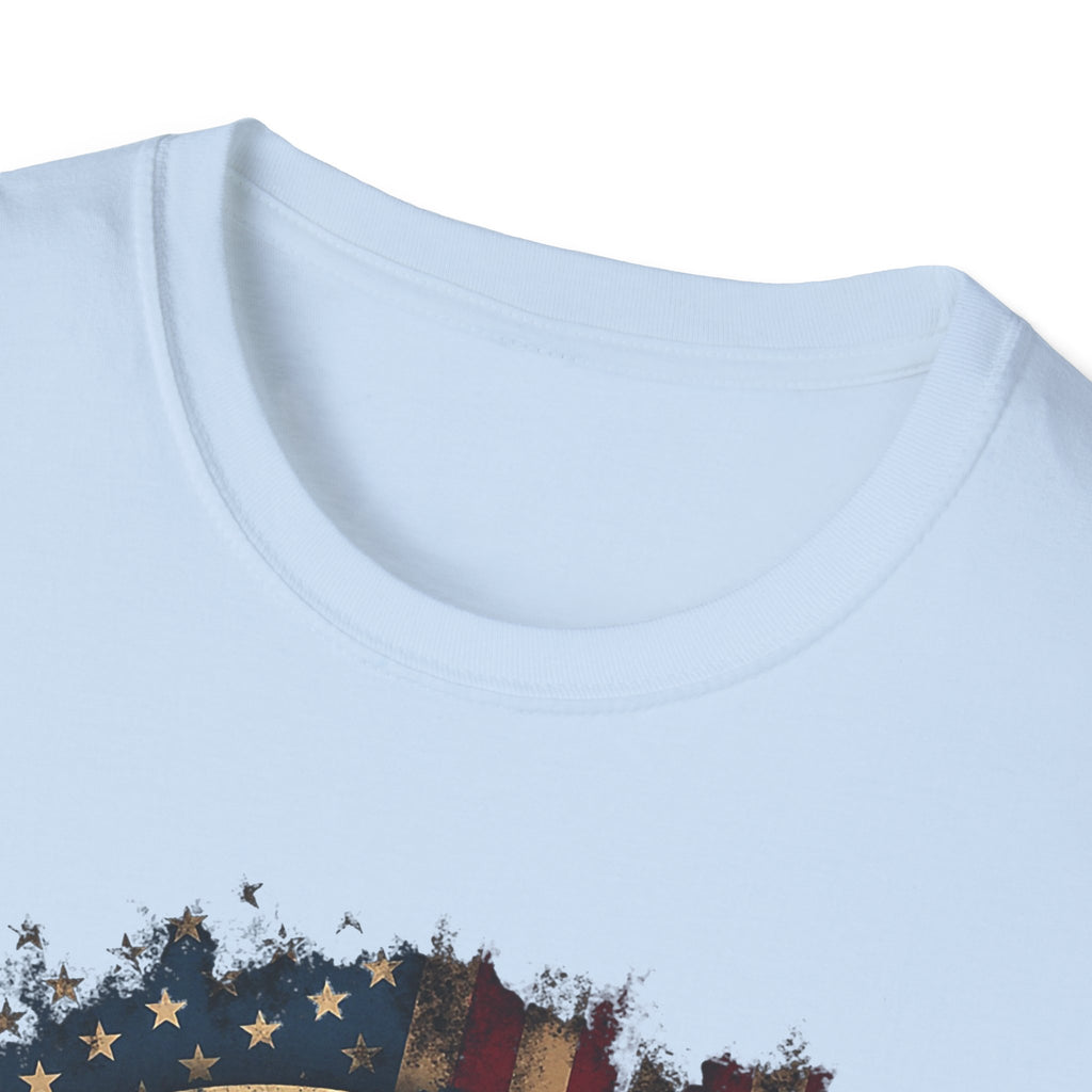 Memorial Day Remember & Honor T-Shirt | Soldier Silhouette American Flag