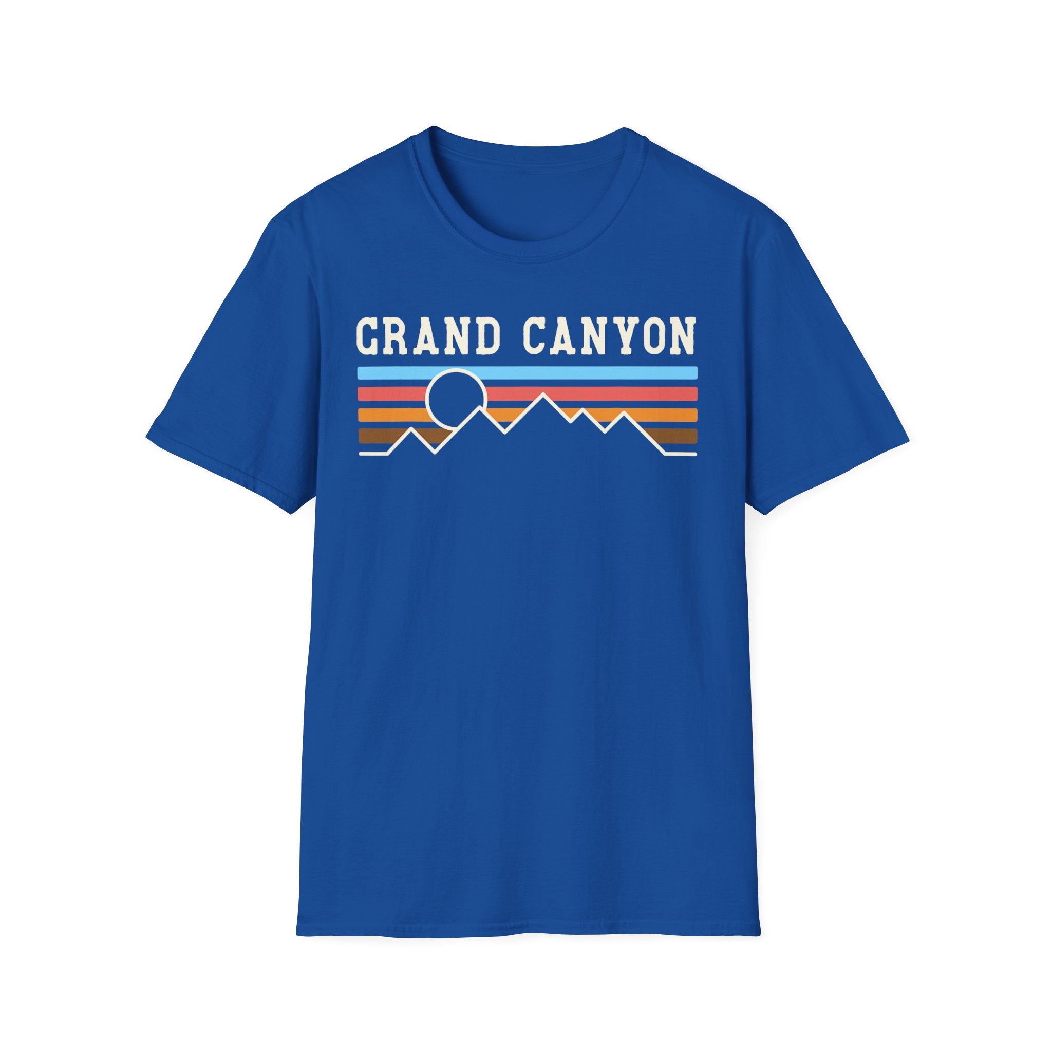 Grand Canyon Retro Sunset T-Shirt | Printed Front and Back National Park Landscape