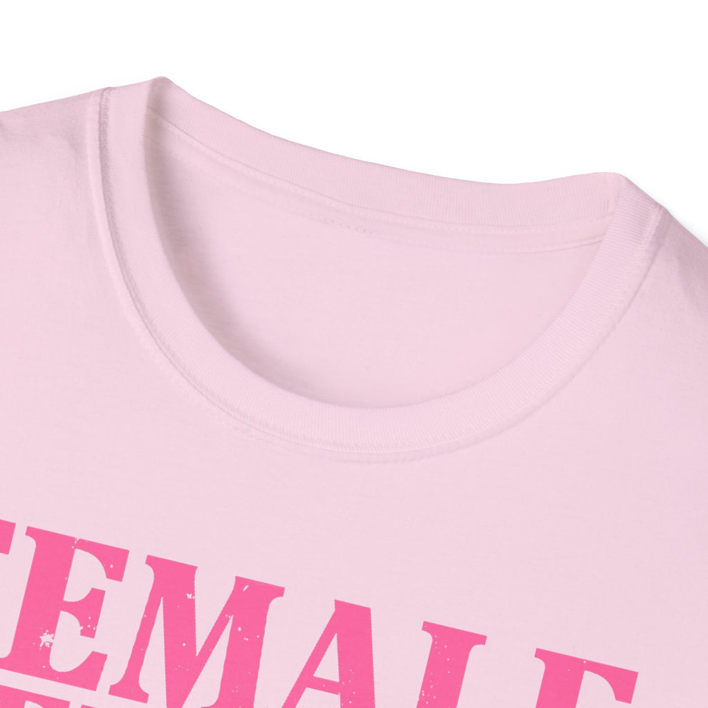 Female Veteran with Three Sides T-Shirt | American Flag, Pink Helmet, Military Pride