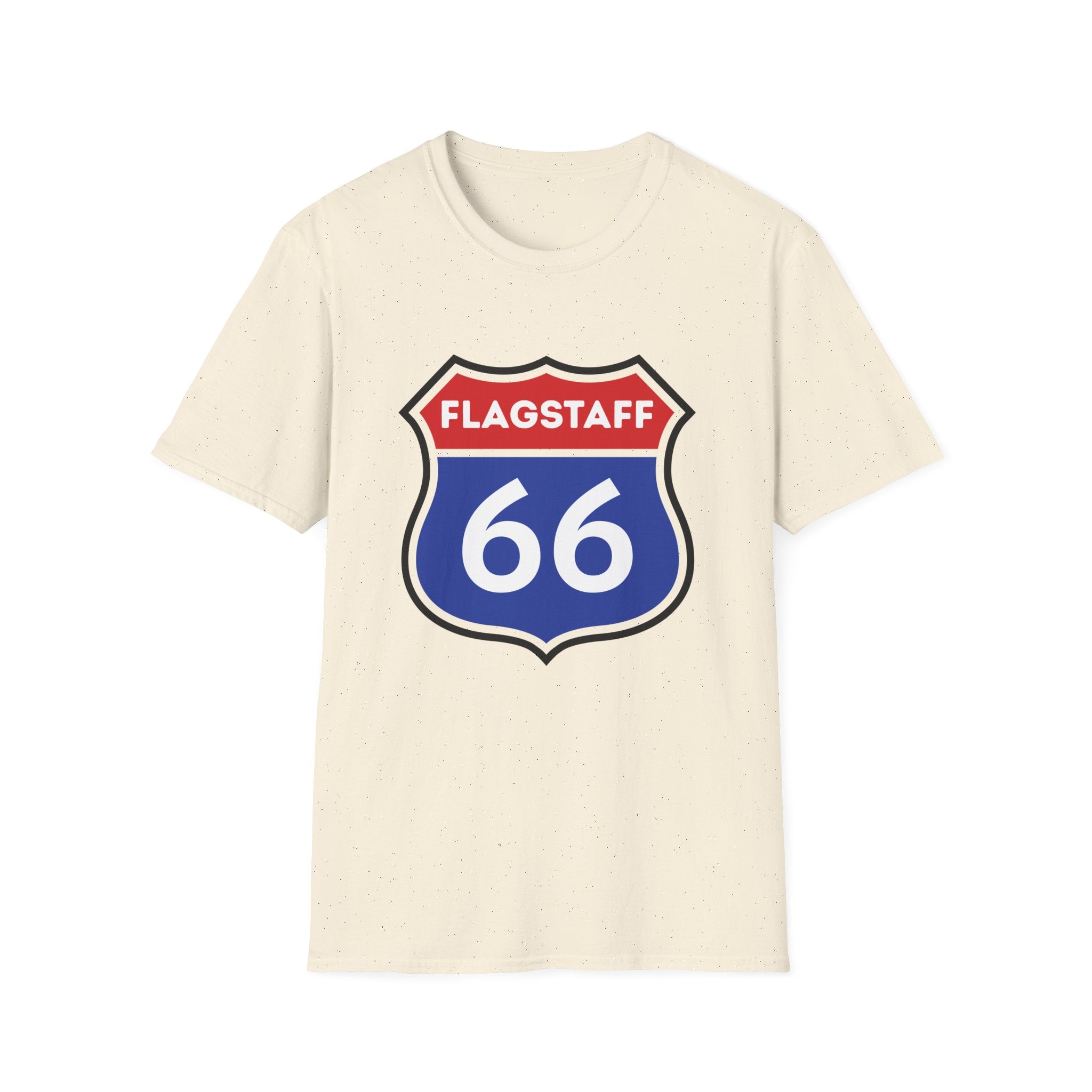Flagstaff Route 66 Shield T-Shirt | Vintage Highway Sign Tee
