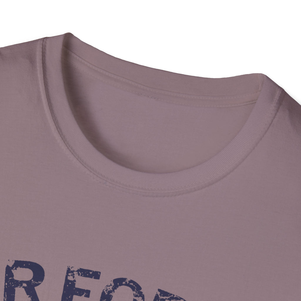 Air Force Veteran Distressed Logo T-Shirt | Military Star Stripe Tee