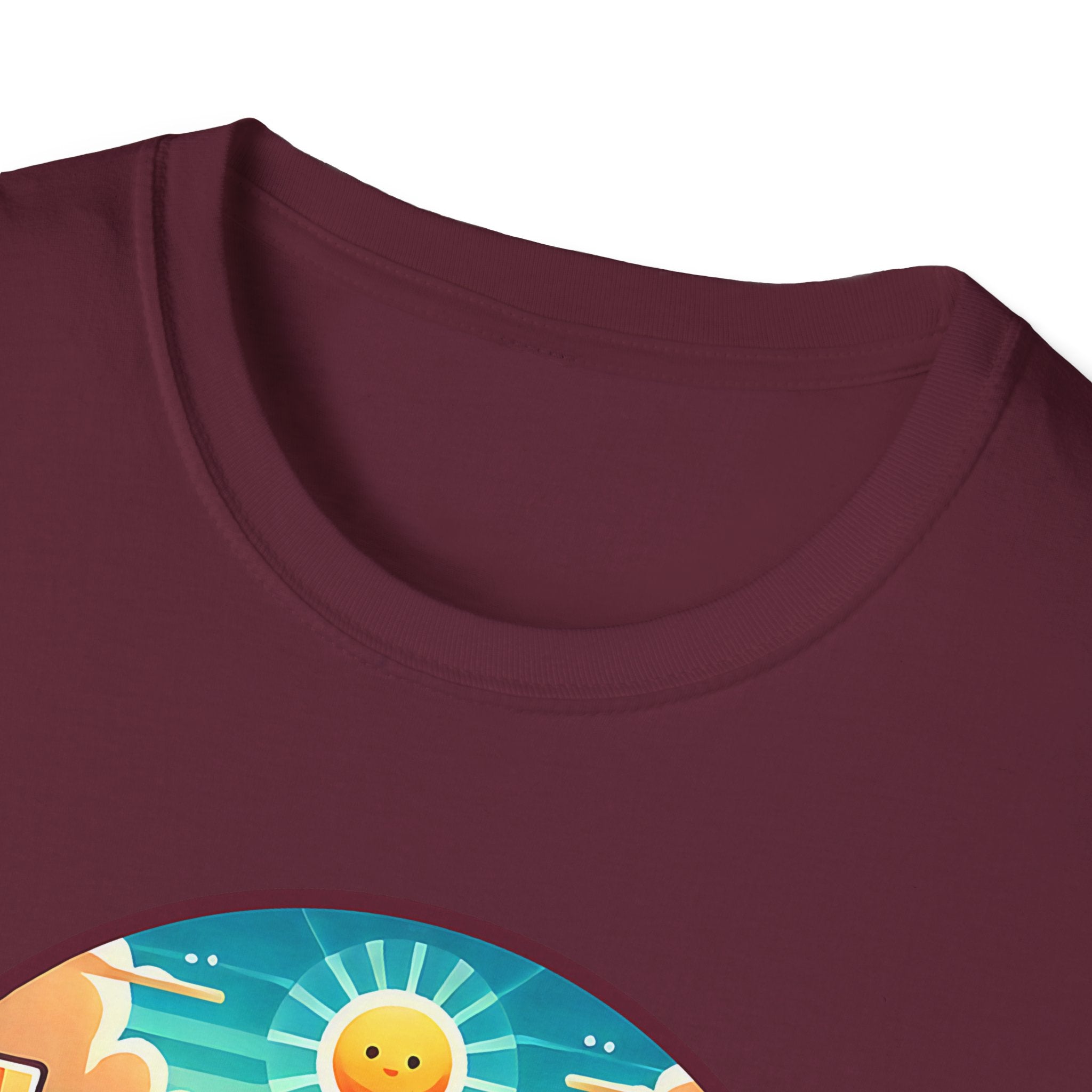 Grand Canyon National Park Retro Sunset T-Shirt | Canyon River Illustration