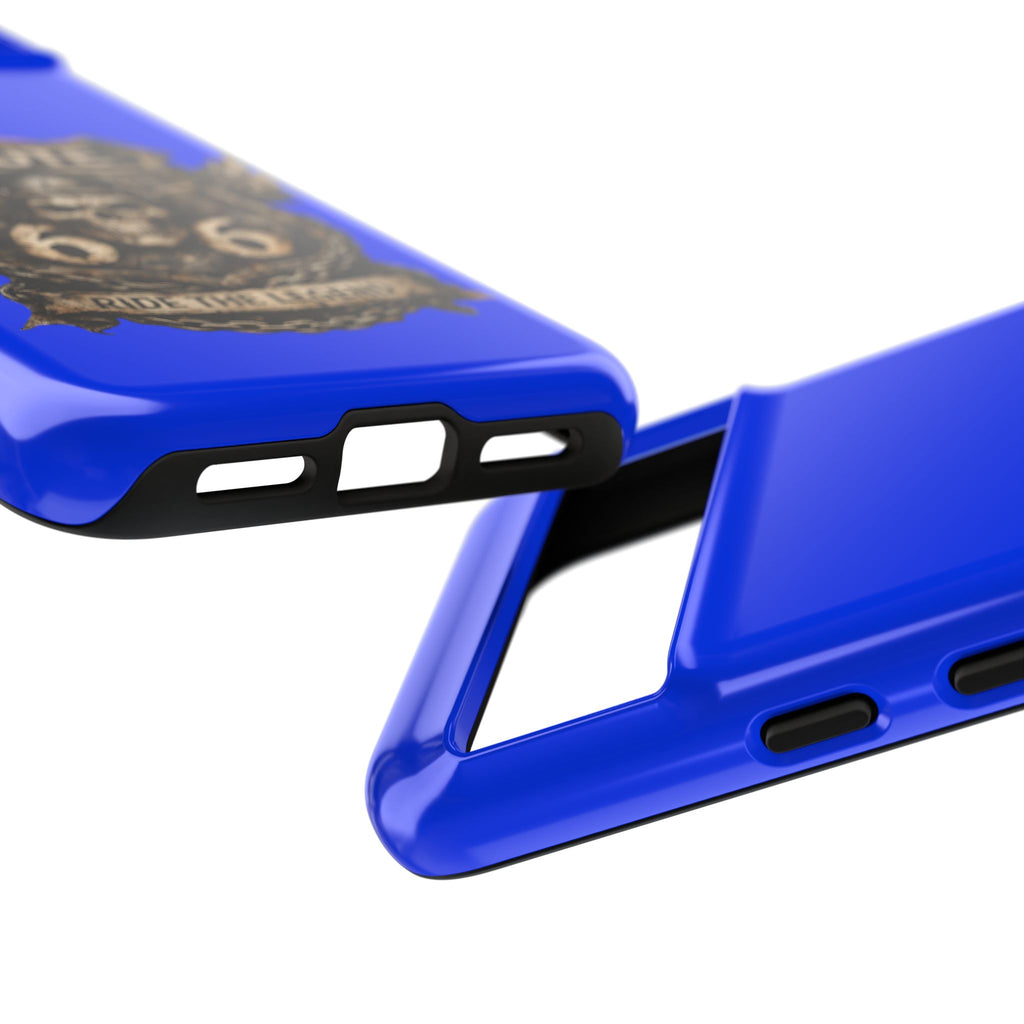 Route 66 Skull Helmet phone case | Motorcycle emblem, Ride the Legend