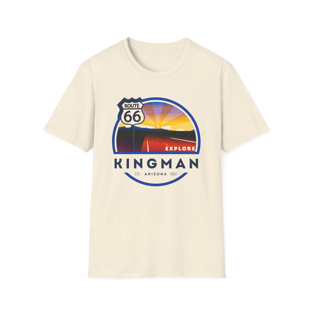 Route 66 Kingman Arizona T-Shirt — Vintage Sunset Explore Graphic Tee