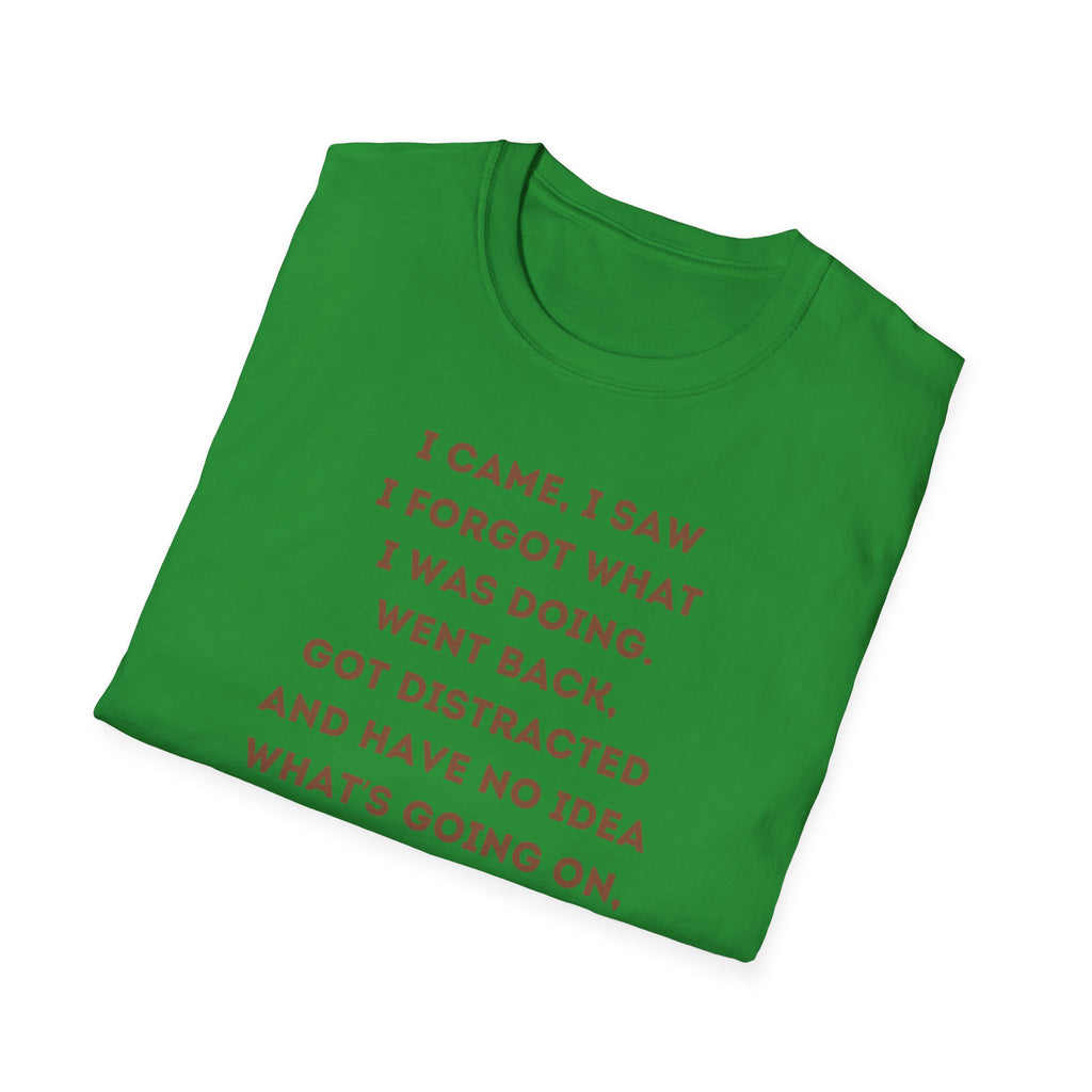 Funny Coffee Quote T-Shirt for Coffee Lovers, Humor Tee, Gift for Him/Her, Perfect for Birthdays, Housewarming, Casual Wear