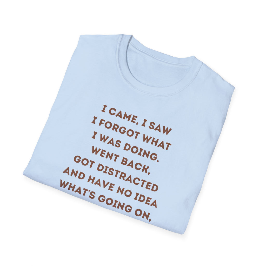 Funny Coffee Quote T-Shirt for Coffee Lovers, Humor Tee, Gift for Him/Her, Perfect for Birthdays, Housewarming, Casual Wear