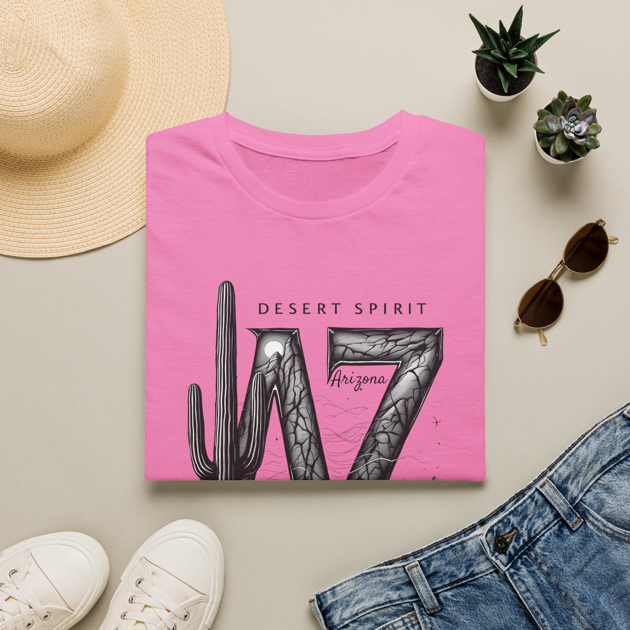 Arizona Desert Spirit T-Shirt | AZ Cactus Southwest Illustration