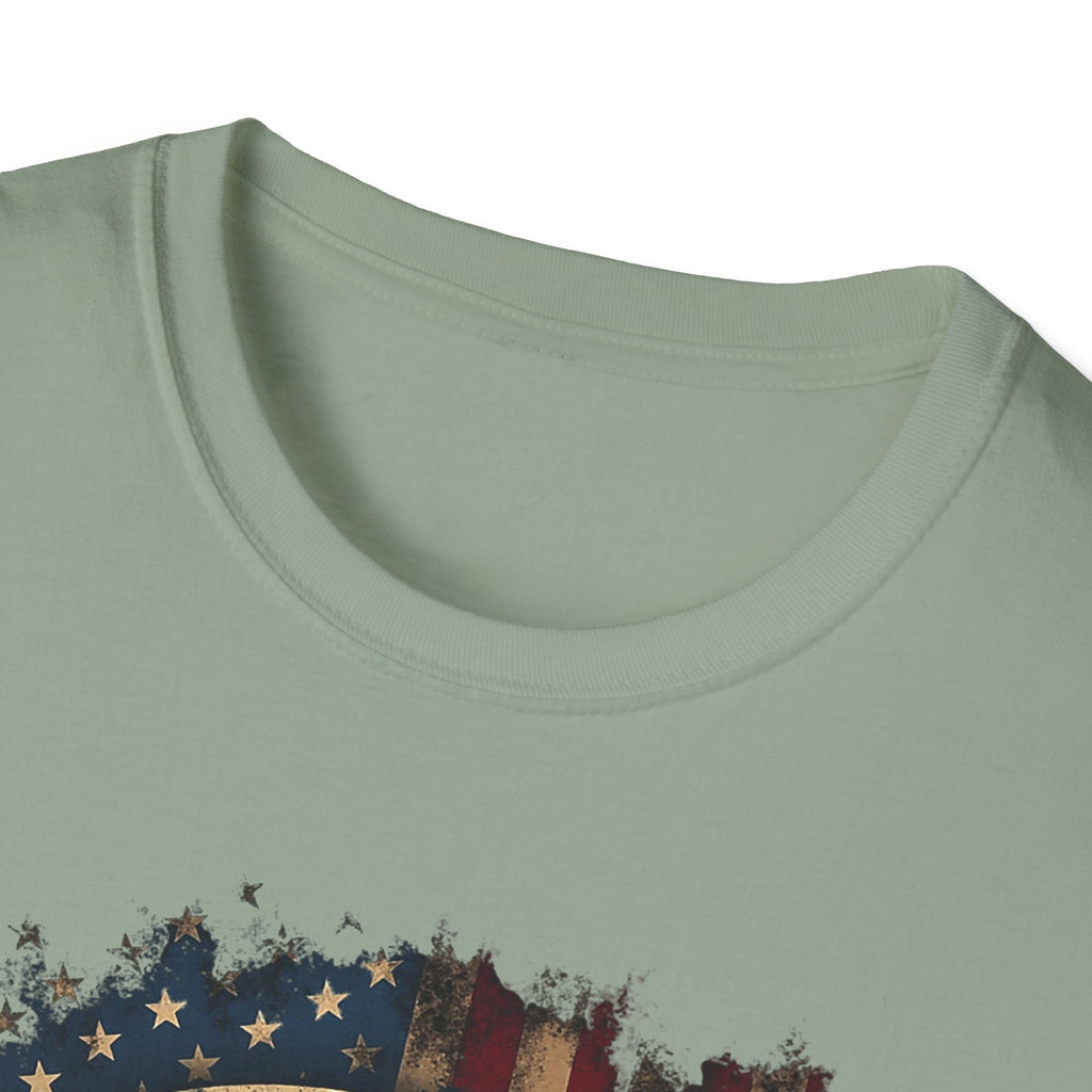 Memorial Day Remember & Honor T-Shirt | Soldier Silhouette American Flag