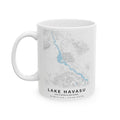 Lake Superior Map Mug | Ceramic 11oz or 15oz, Lake Map Coffee Cup
