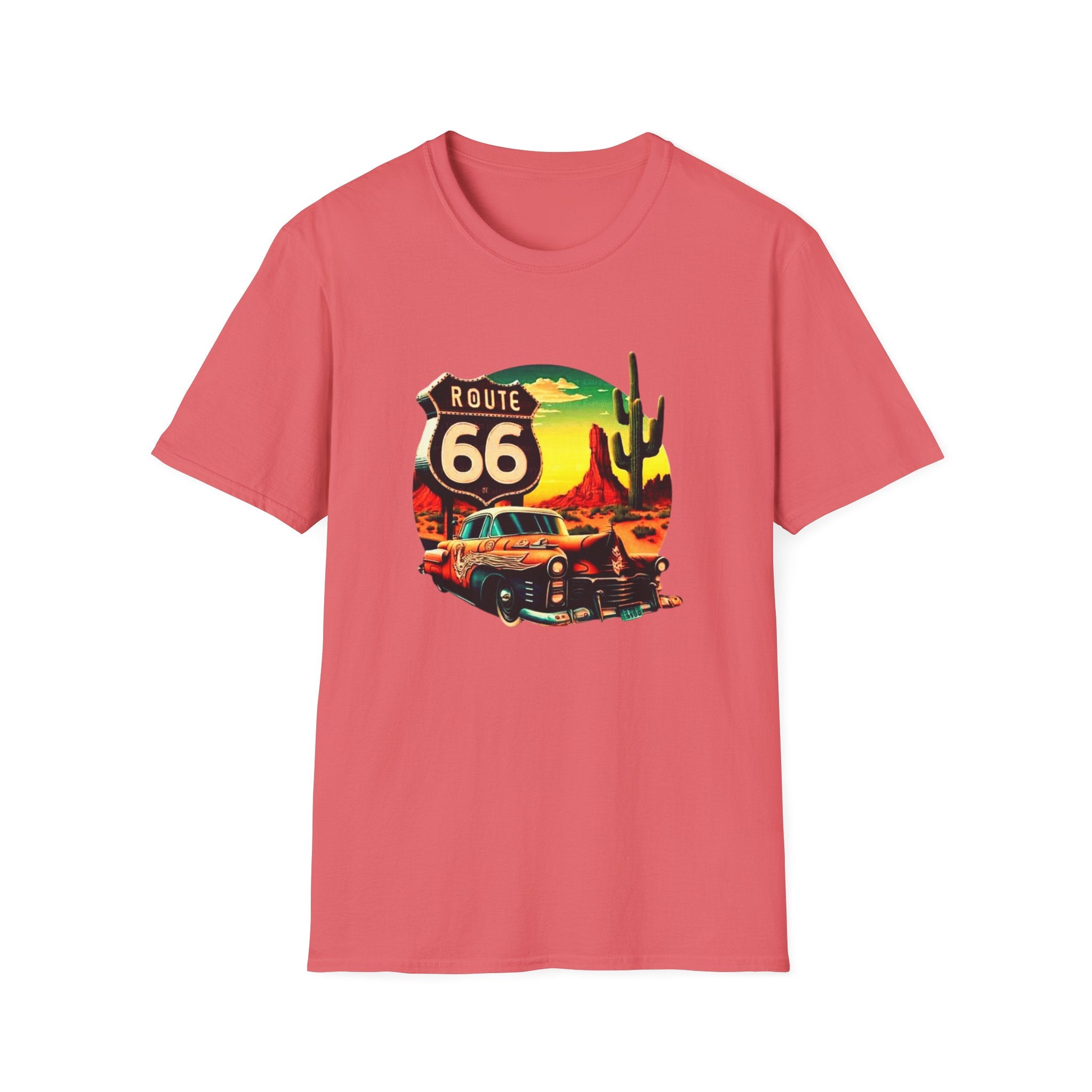 Route 66 Unisex Softstyle T-Shirt