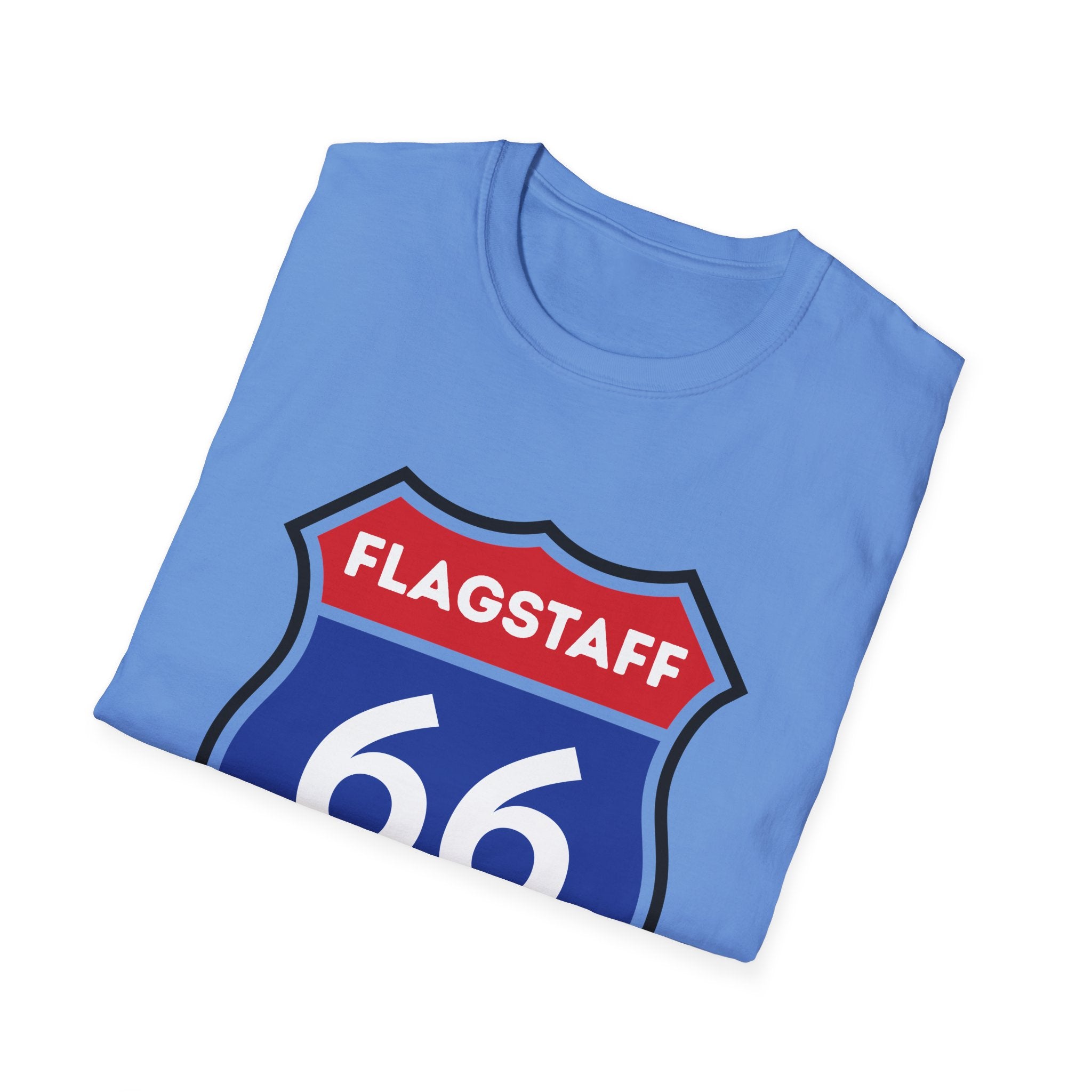 Flagstaff Route 66 Shield T-Shirt | Vintage Highway Sign Tee