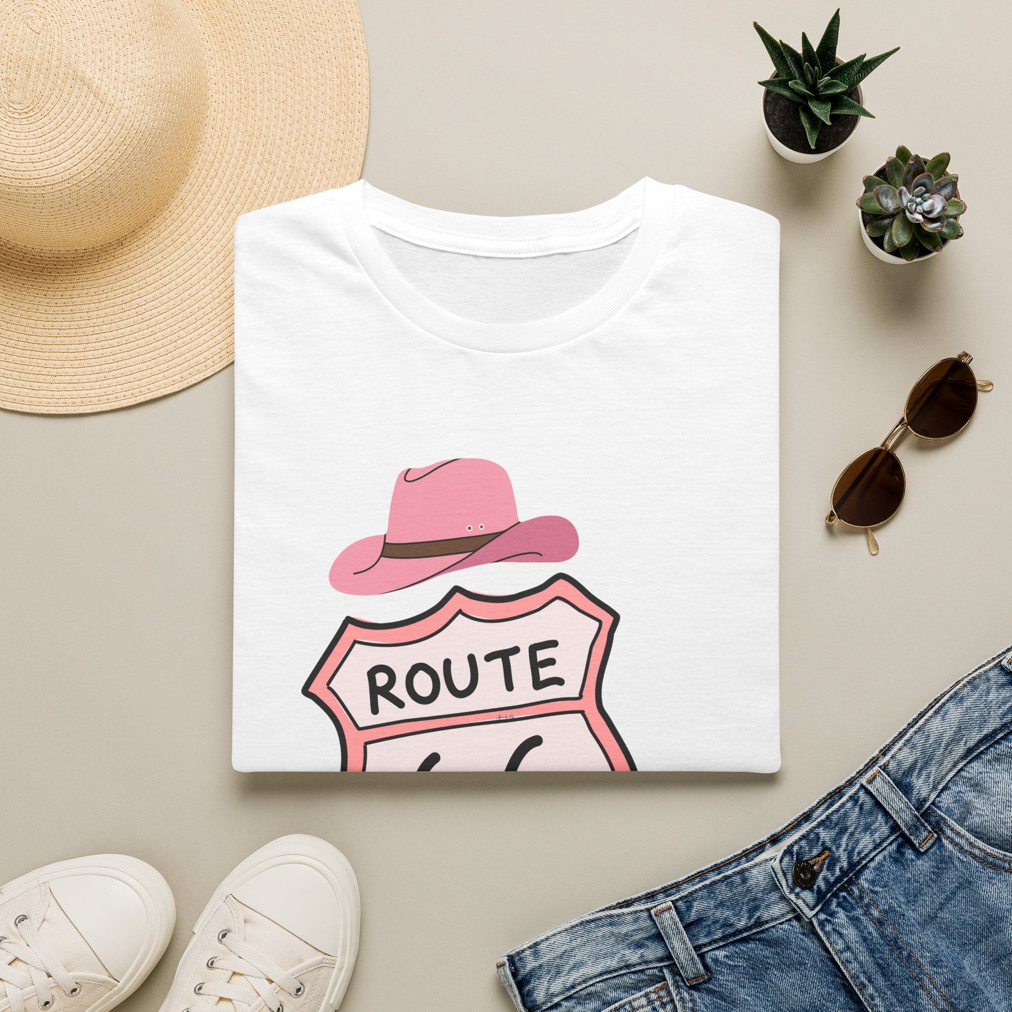 Route 66 Softstyle T-Shirt, Get Your Kick's On, Men Women, Unisex Tee Gift, Travel Highway Shirt