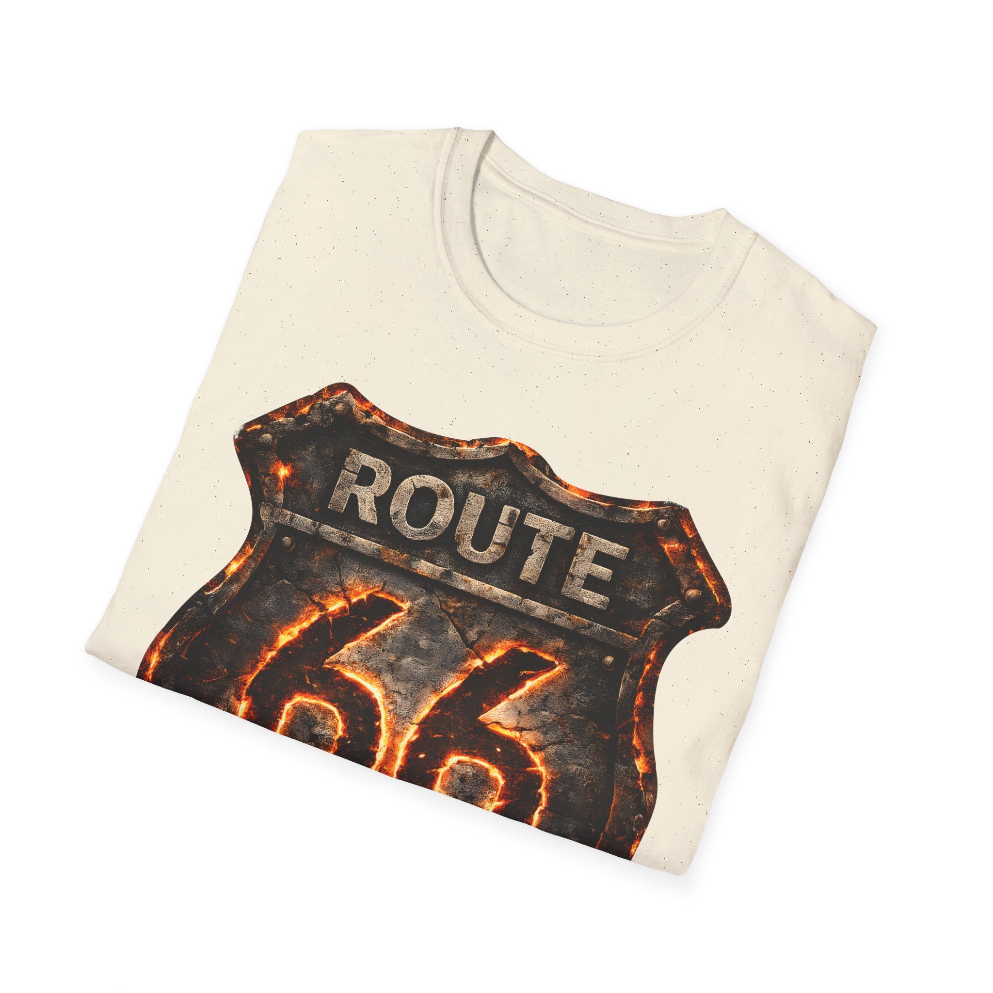 Vintage Route 66 Shield T-Shirt | Retro Road Trip Sign
