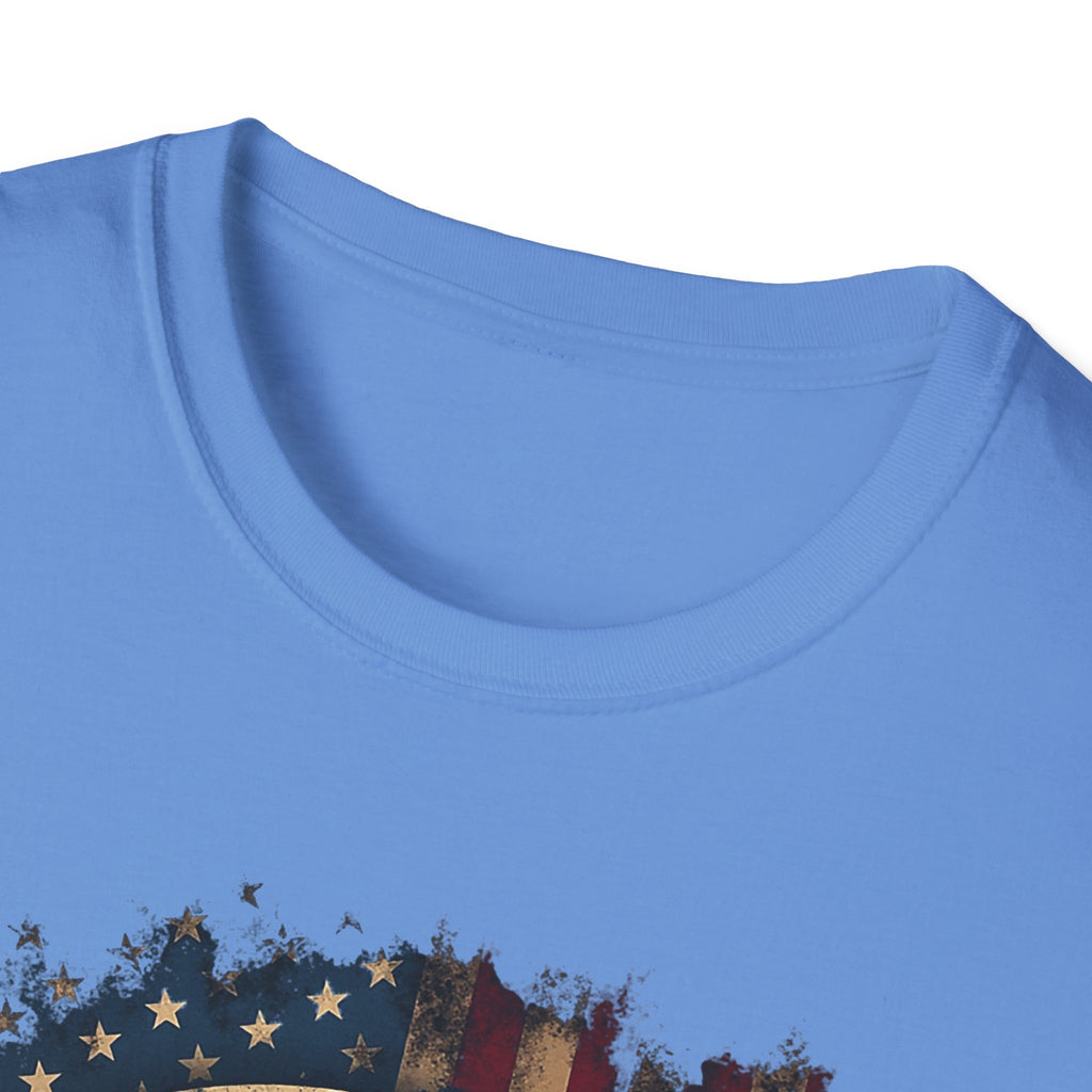 Memorial Day Remember & Honor T-Shirt | Soldier Silhouette American Flag