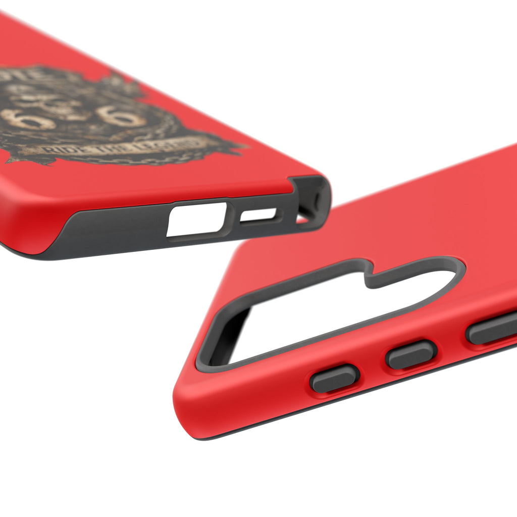 Route 66 Skull Helmet phone case | Motorcycle emblem, Ride the Legend