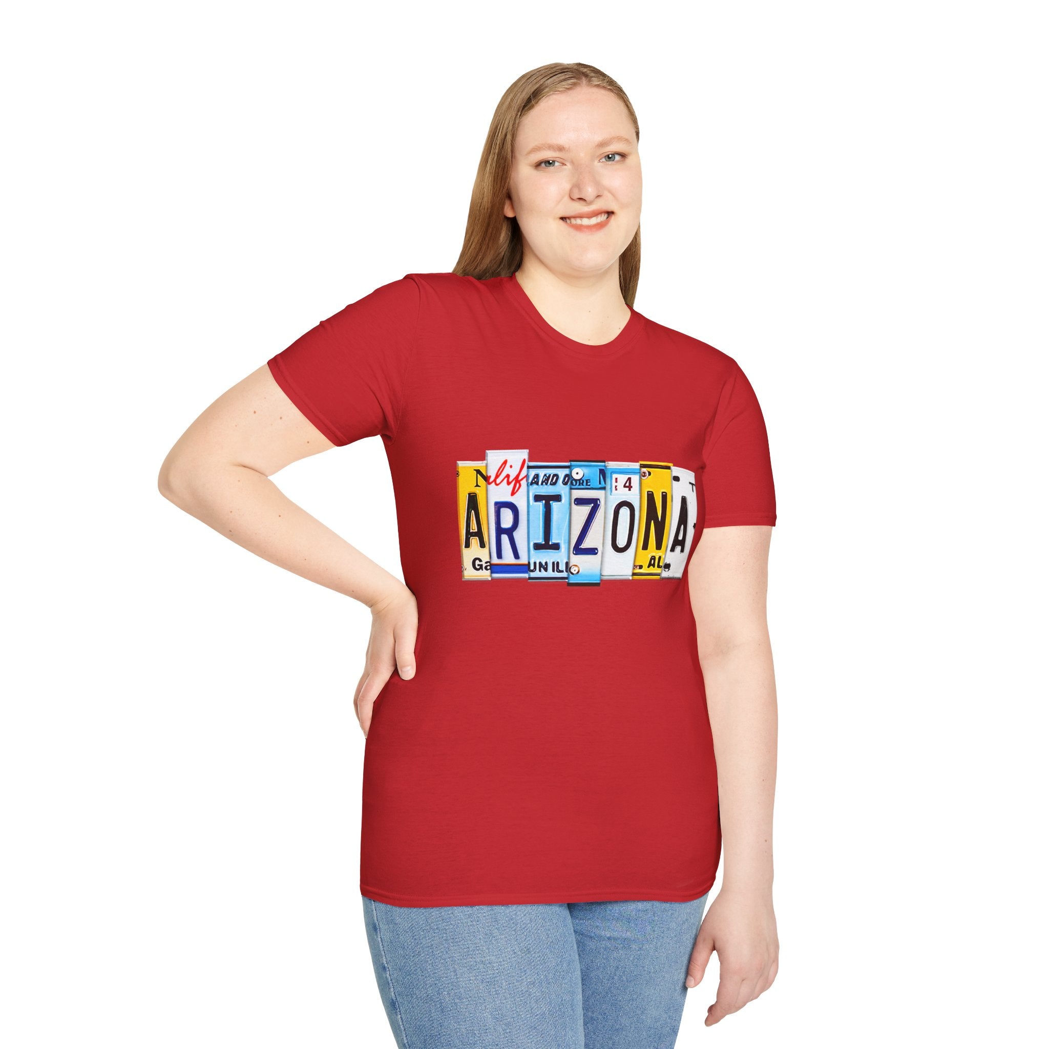 Arizona License Plate Collage T-Shirt | State Graphic Tee