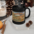 Historic Route 66 Arizona map Mug | Black ceramic road trip souvenir