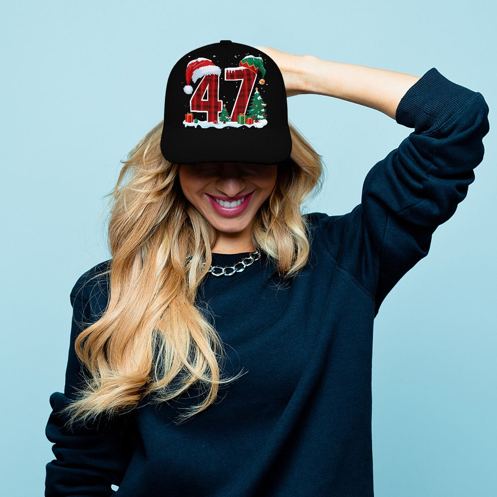 Trump 47 Merry Christmas Baseball Cap #Trump