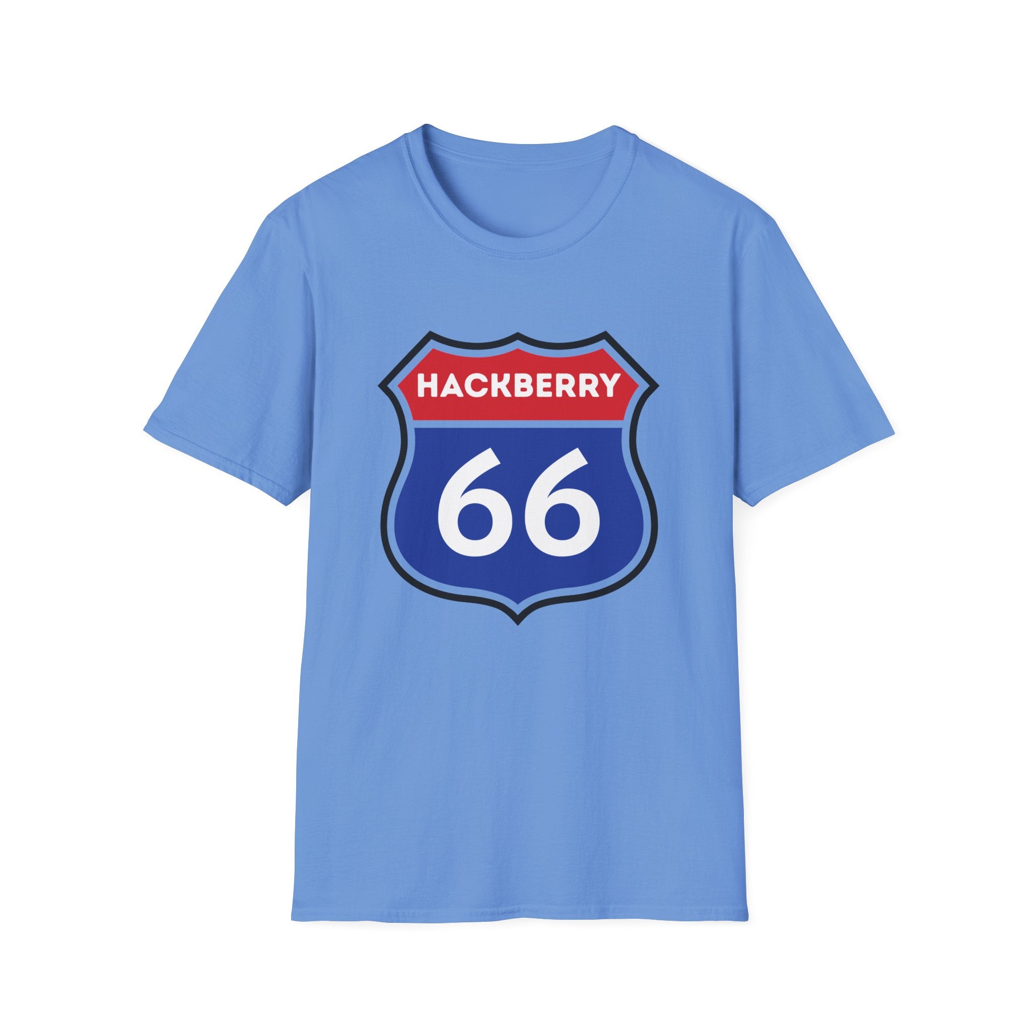 Hackberry 66 Shield T-Shirt | Route 66 Road Sign Tee