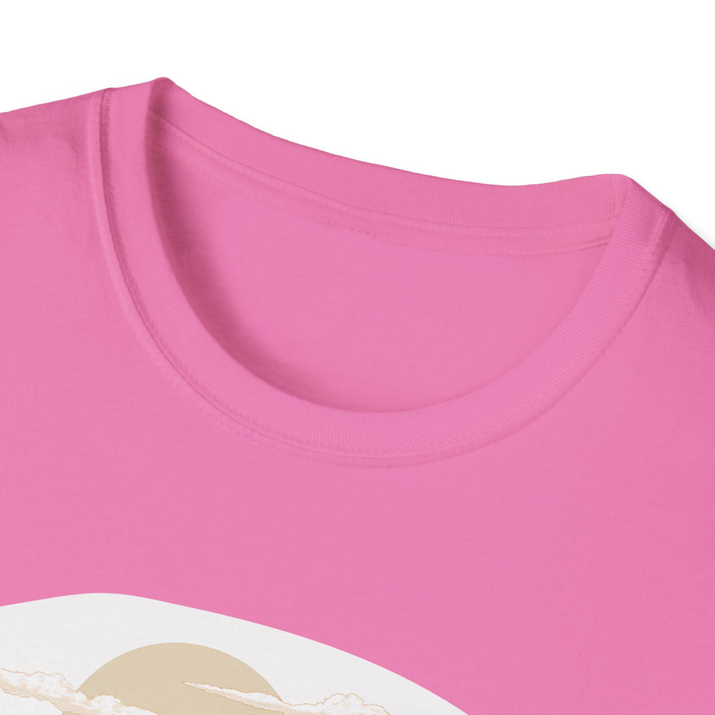 Retro Pink Classic Car Route 66 T-Shirt | Desert Cactus Vintage Roadtrip