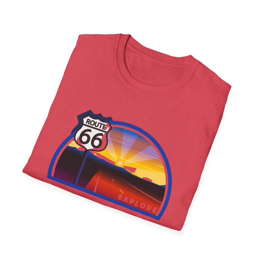 Route 66 City of Kingman Arizona Softstyle T-Shirt, Men Women Unisex Tee, Travel Souvenir Shirt, Vintage Road Trip Graphic Top, Retro