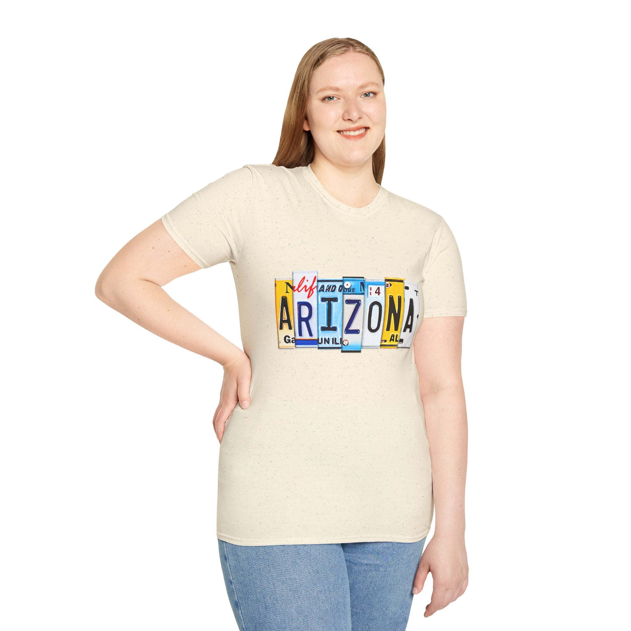 Arizona License Plate Collage T-Shirt | State Graphic Tee