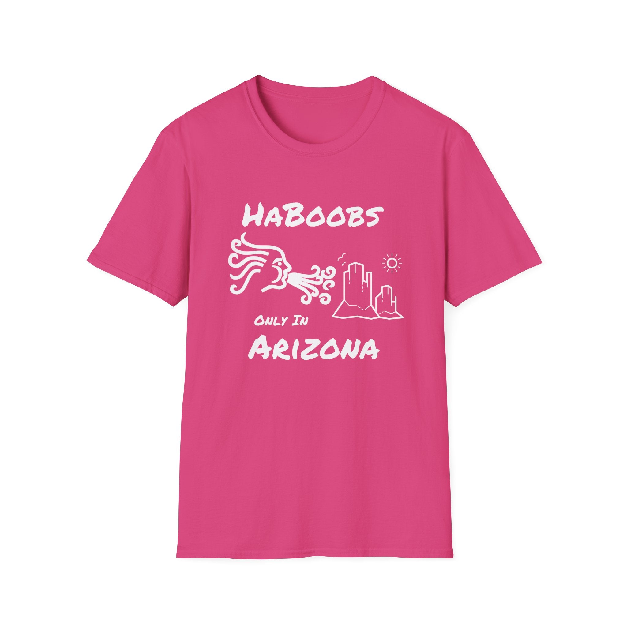 Arizona HaBoobs Softstyle T-Shirt, Casual Tee for Everyday Wear, Perfect Gift for Friends, Fashionable Graphic T-Shirt for Any Occasion