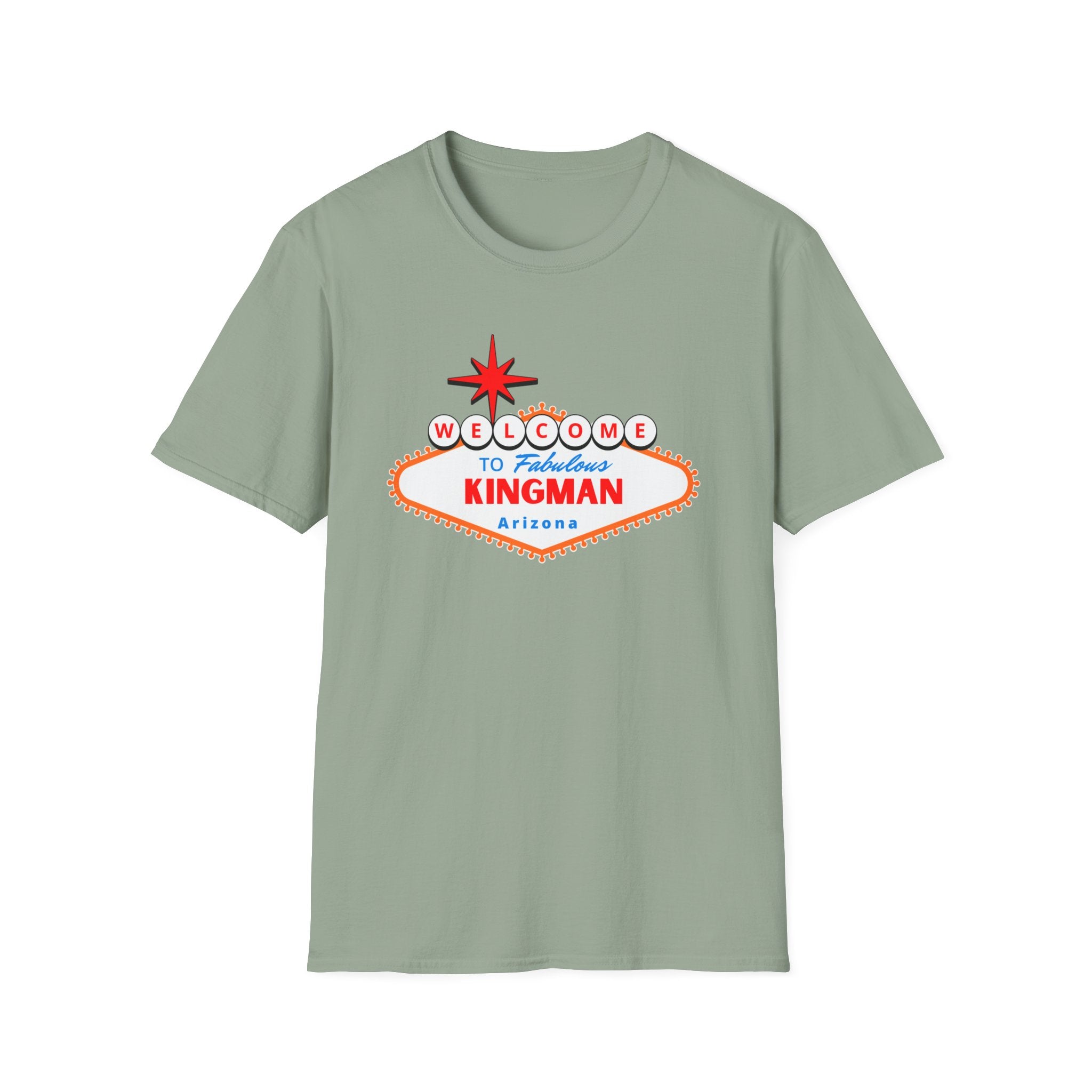Kingman Arizona Vintage Welcome Sign T-Shirt