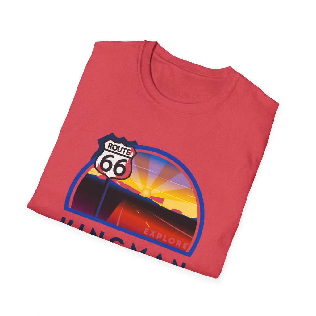 Route 66 Kingman Arizona Mens Womans Softstyle T-Shirt