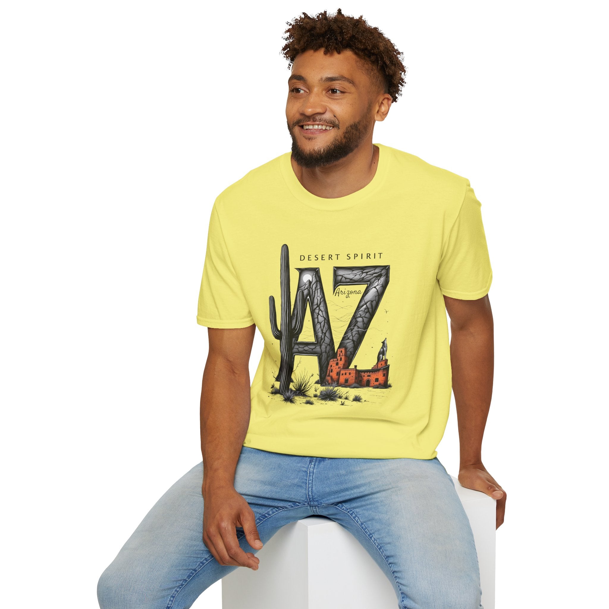 Arizona Desert Spirit T-Shirt | AZ Cactus Southwest Illustration