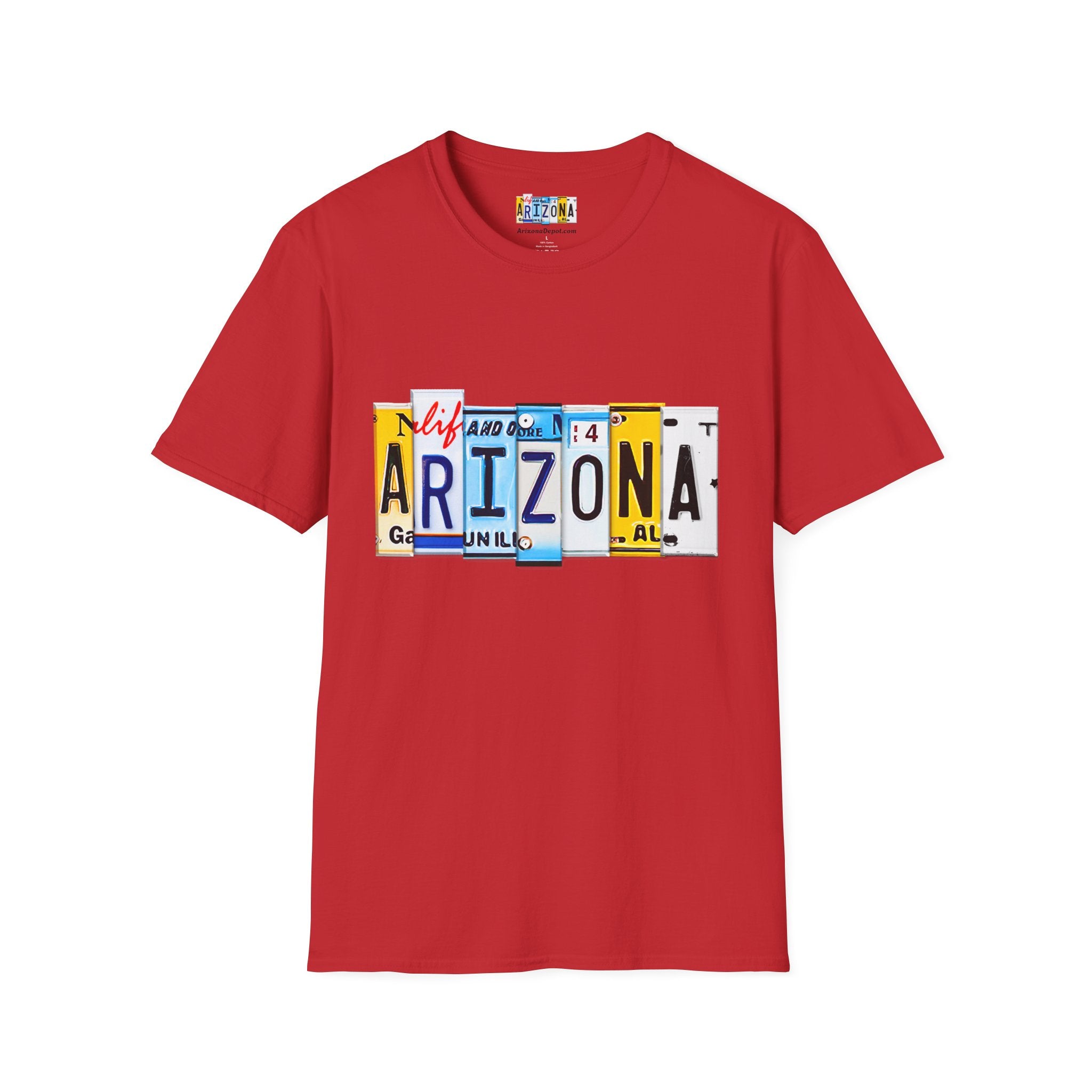 Arizona License Plate Collage T-Shirt | State Graphic Tee