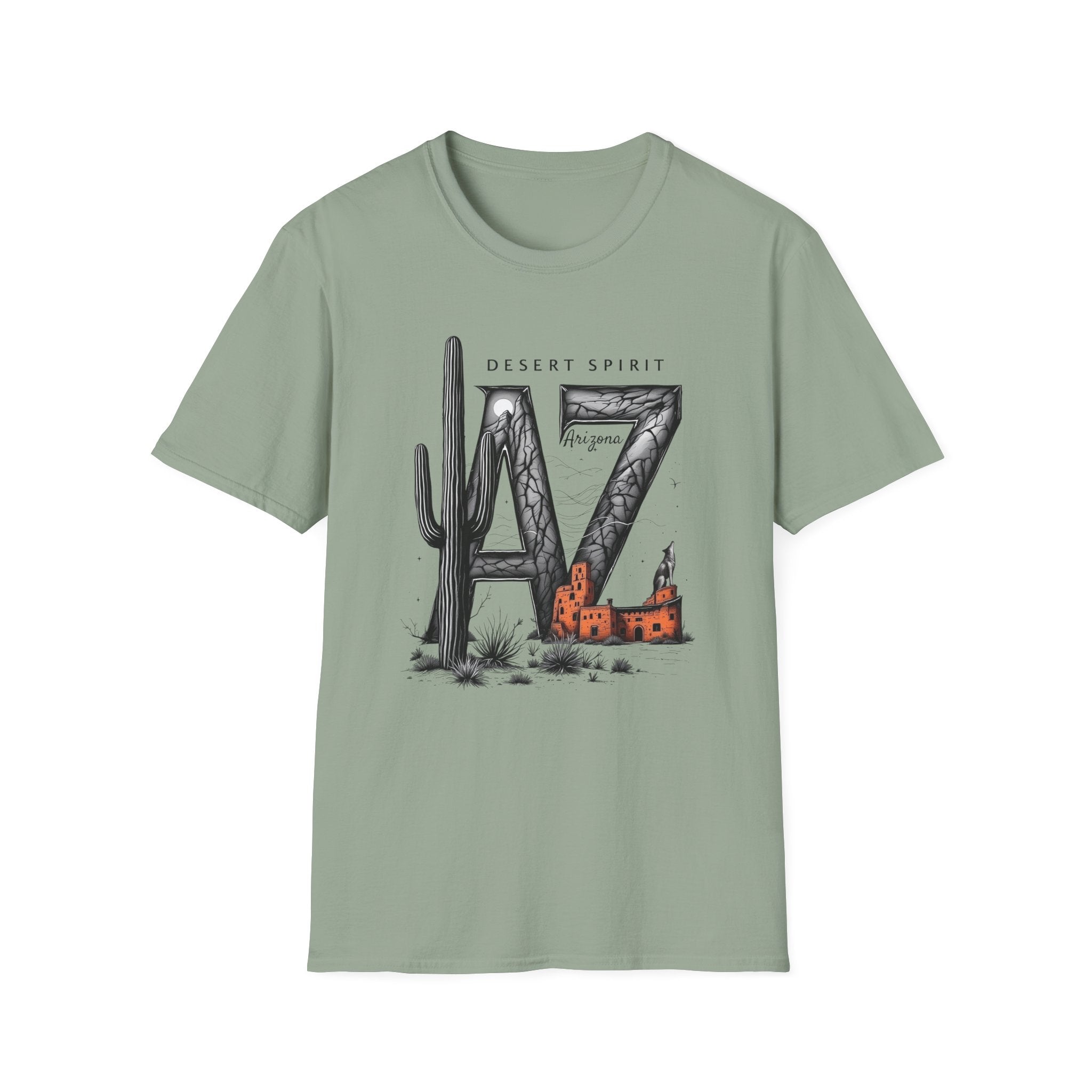 Arizona Desert Spirit T-Shirt | AZ Cactus Southwest Illustration