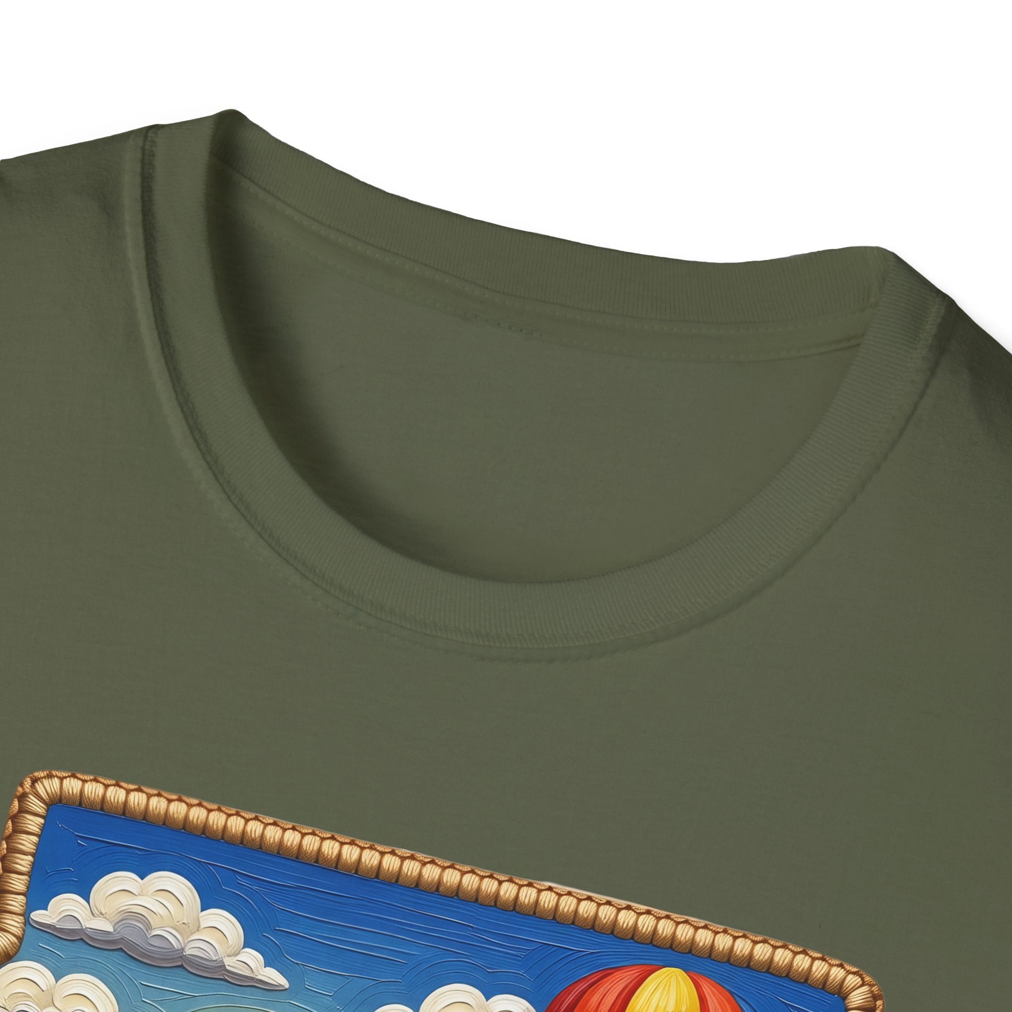 Arizona Route 66 Desert Road T-Shirt | Hot Air Balloon Southwestern Scene