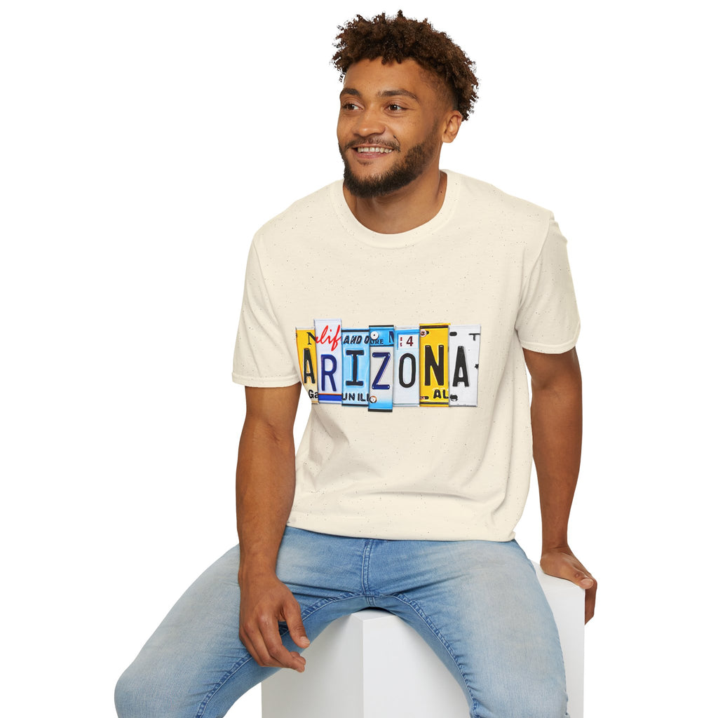 Arizona License Plate Collage T-Shirt | State Graphic Tee