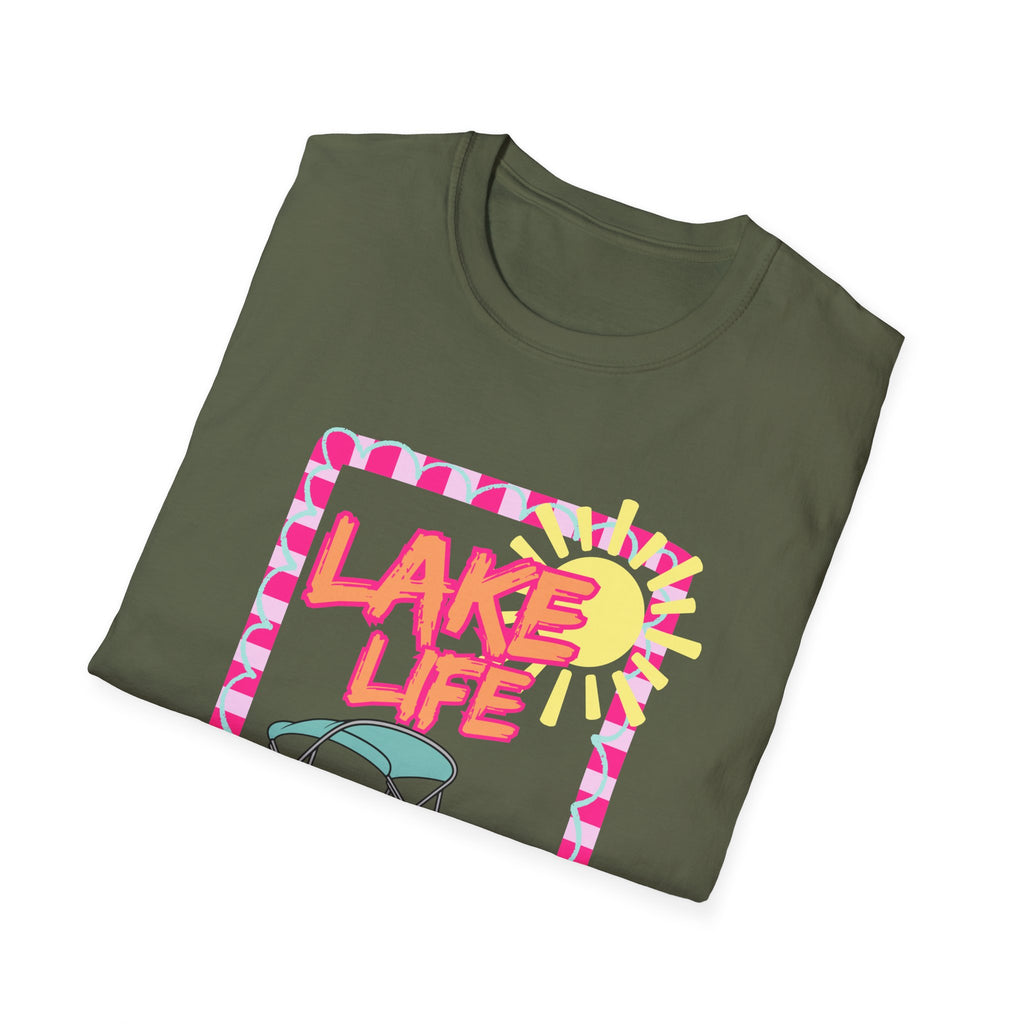 Lake Life Pontoon Boat T-Shirt | Summer Lake Vibes